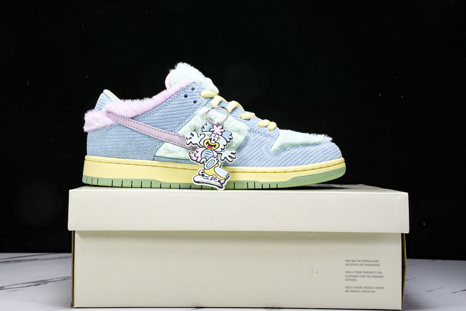 Dunk蓝绿粉 尺码36-47.5

纯原版出品-Verdy x NK Dunk SB Low 蓝绿粉 
