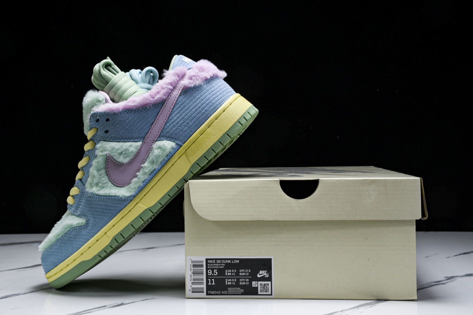 Dunk蓝绿粉 尺码36-47.5

纯原版出品-Verdy x NK Dunk SB Low 蓝绿粉 