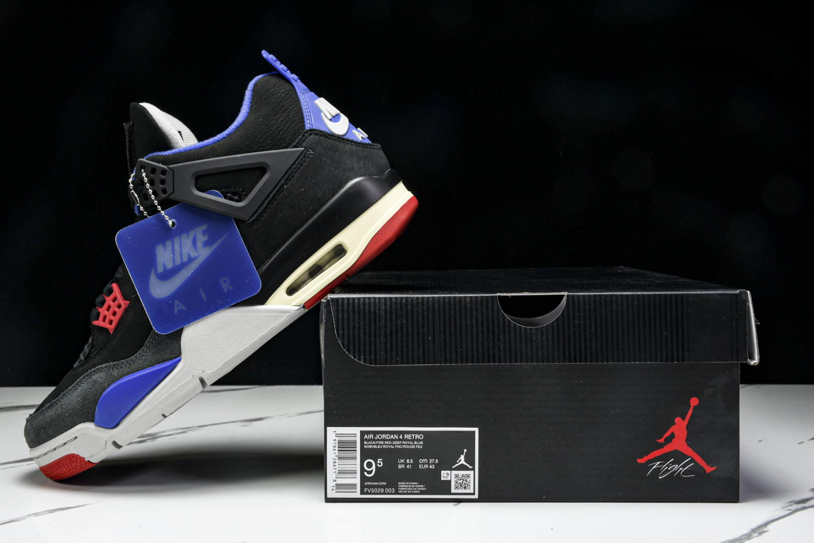 AJ4黑蓝 尺码40-47.5

纯原版出品-Air Jordan 4 Retro Rare Air 稀