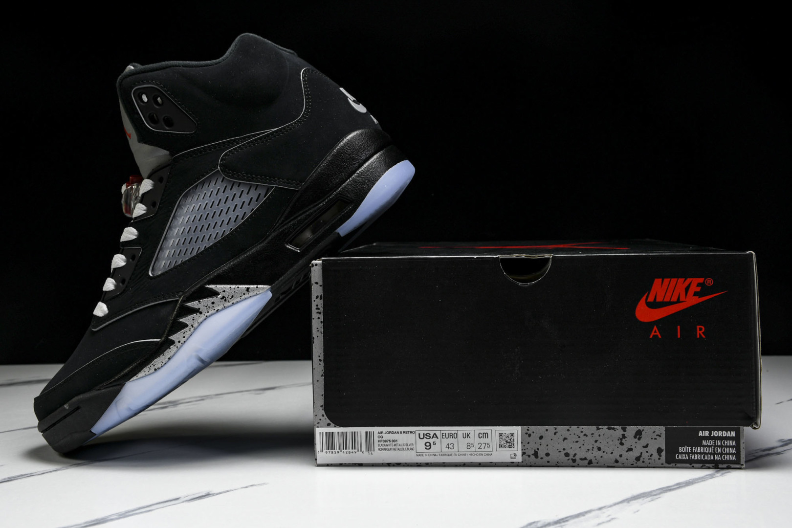 AJ5黑银 尺码40-47.5

纯原出品-Air Jordan 5 OG 2025 Metallic 