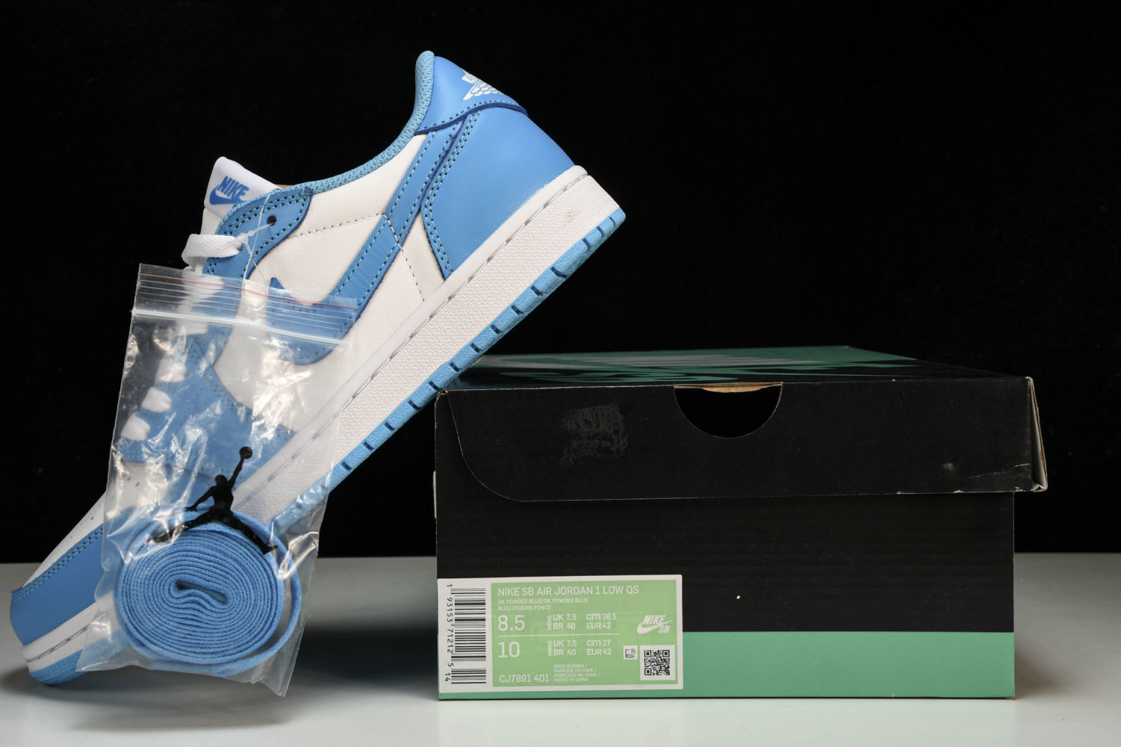 AJLow 北卡蓝 尺码40-47.5

纯原版出品-SB x Air Jordan 1 Low 北卡蓝