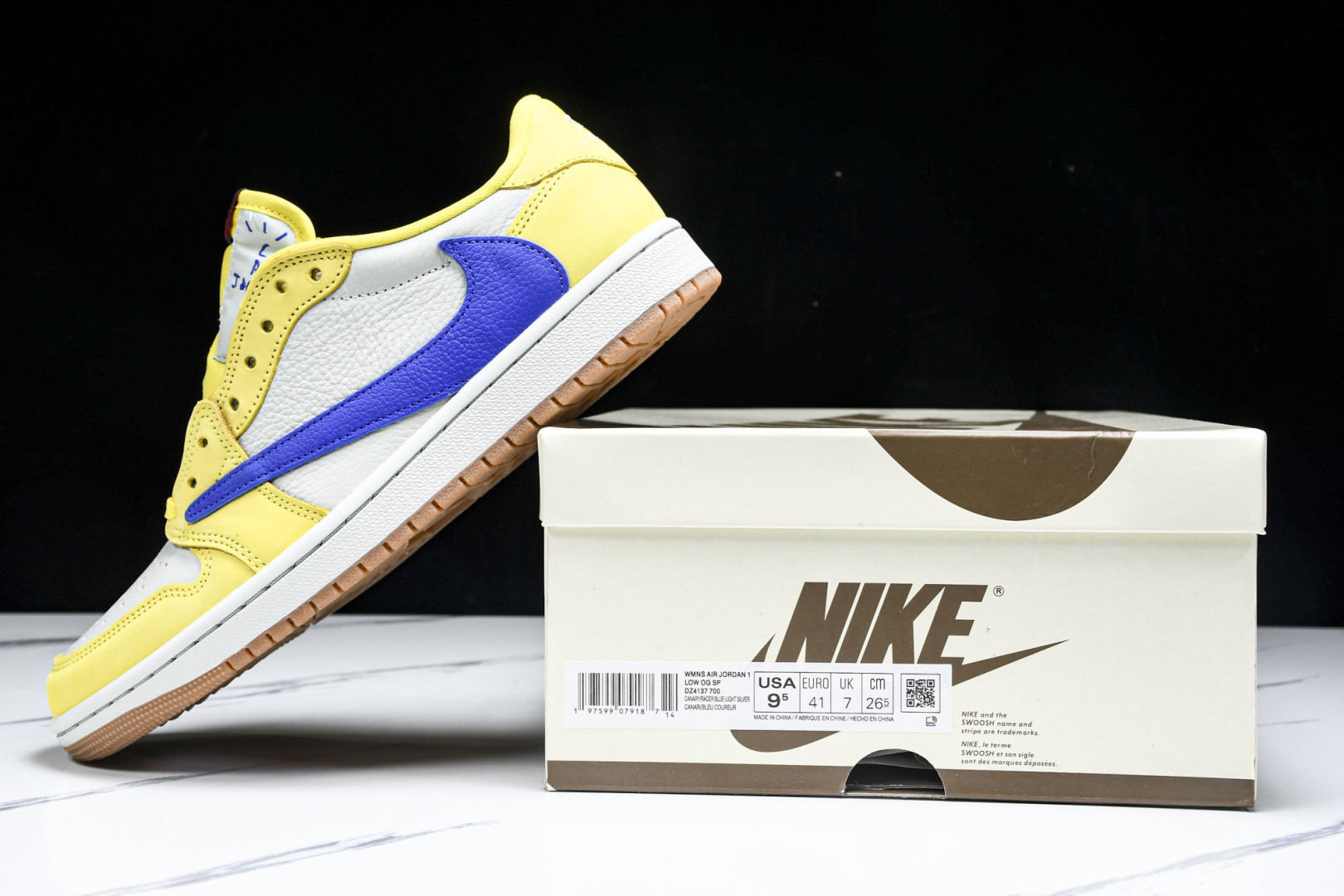 AJ Low金丝雀 尺码40-47.5

纯原版出品-WMNS Travis Scott x Air J