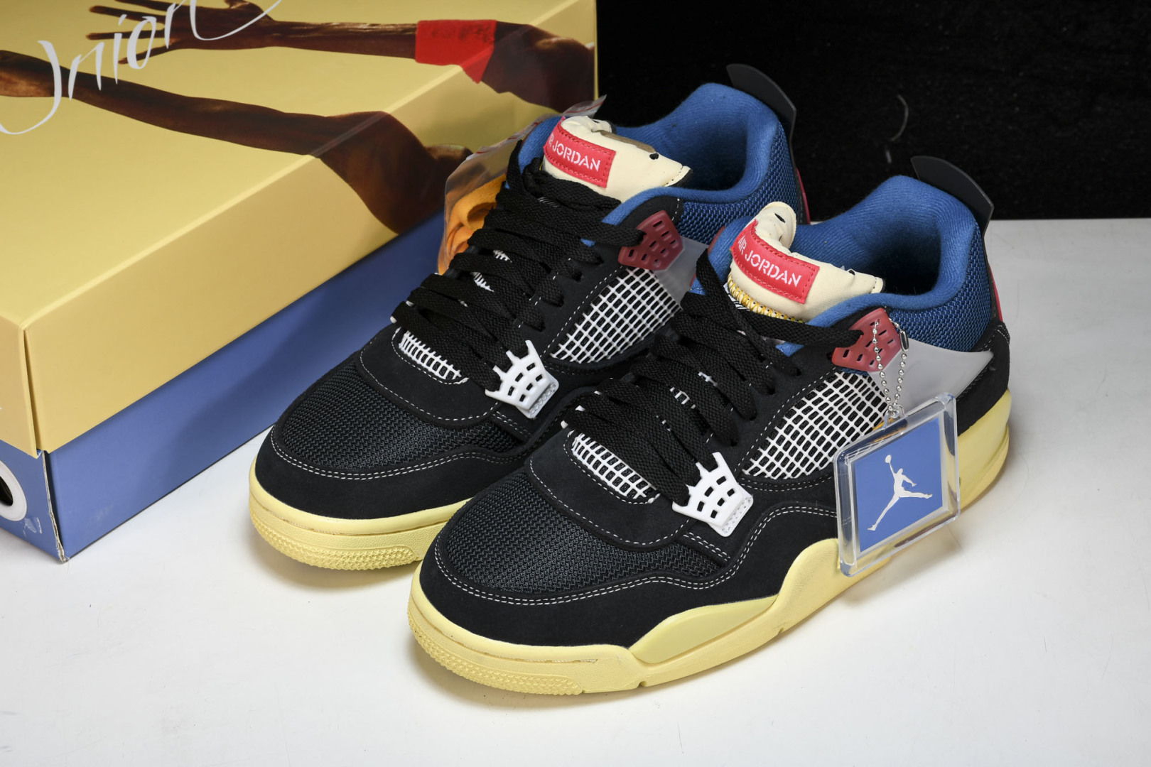 AJ4黑蓝 尺码：40.5-48.5

纯原出品-Union LA x Air Jordan 4 Ret
