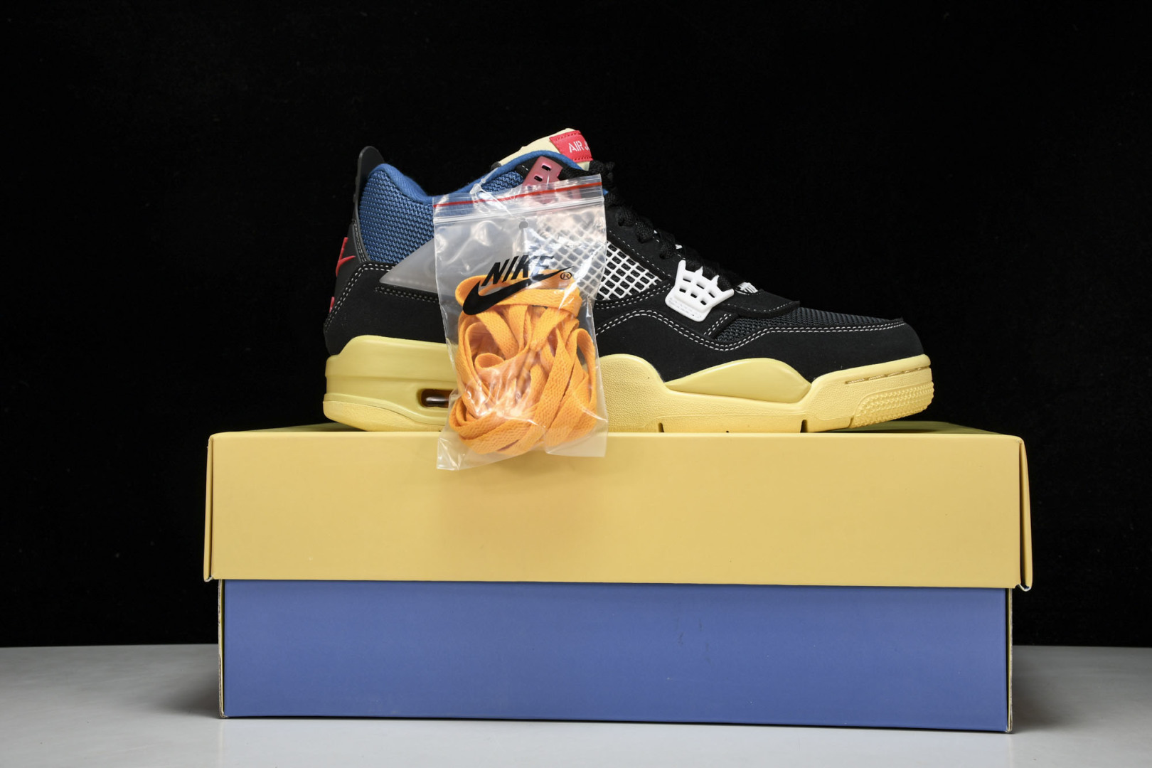 AJ4黑蓝 尺码：40.5-48.5

纯原出品-Union LA x Air Jordan 4 Ret