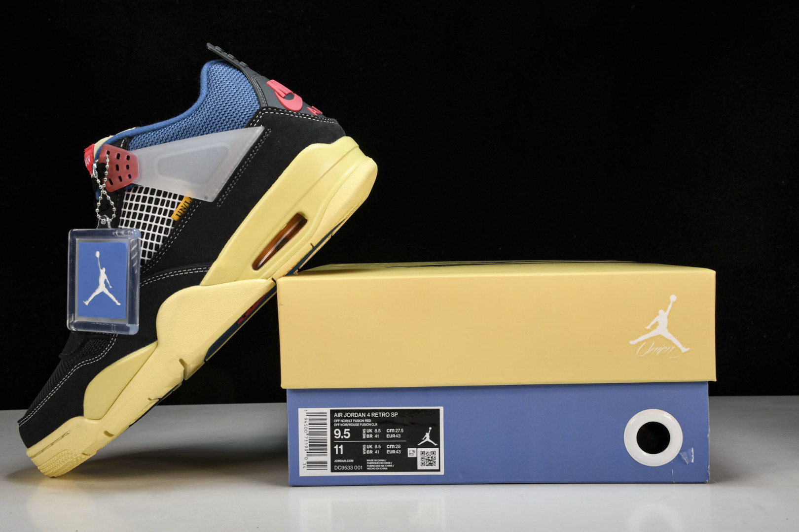 AJ4黑蓝 尺码：40.5-48.5

纯原出品-Union LA x Air Jordan 4 Ret