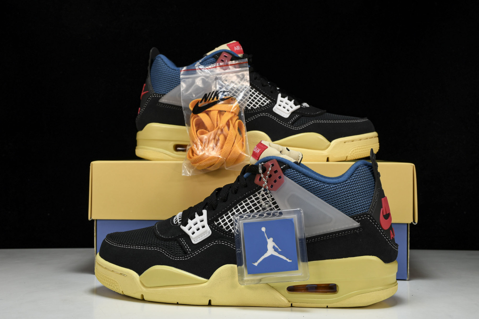 AJ4黑蓝 尺码：40.5-48.5

纯原出品-Union LA x Air Jordan 4 Ret