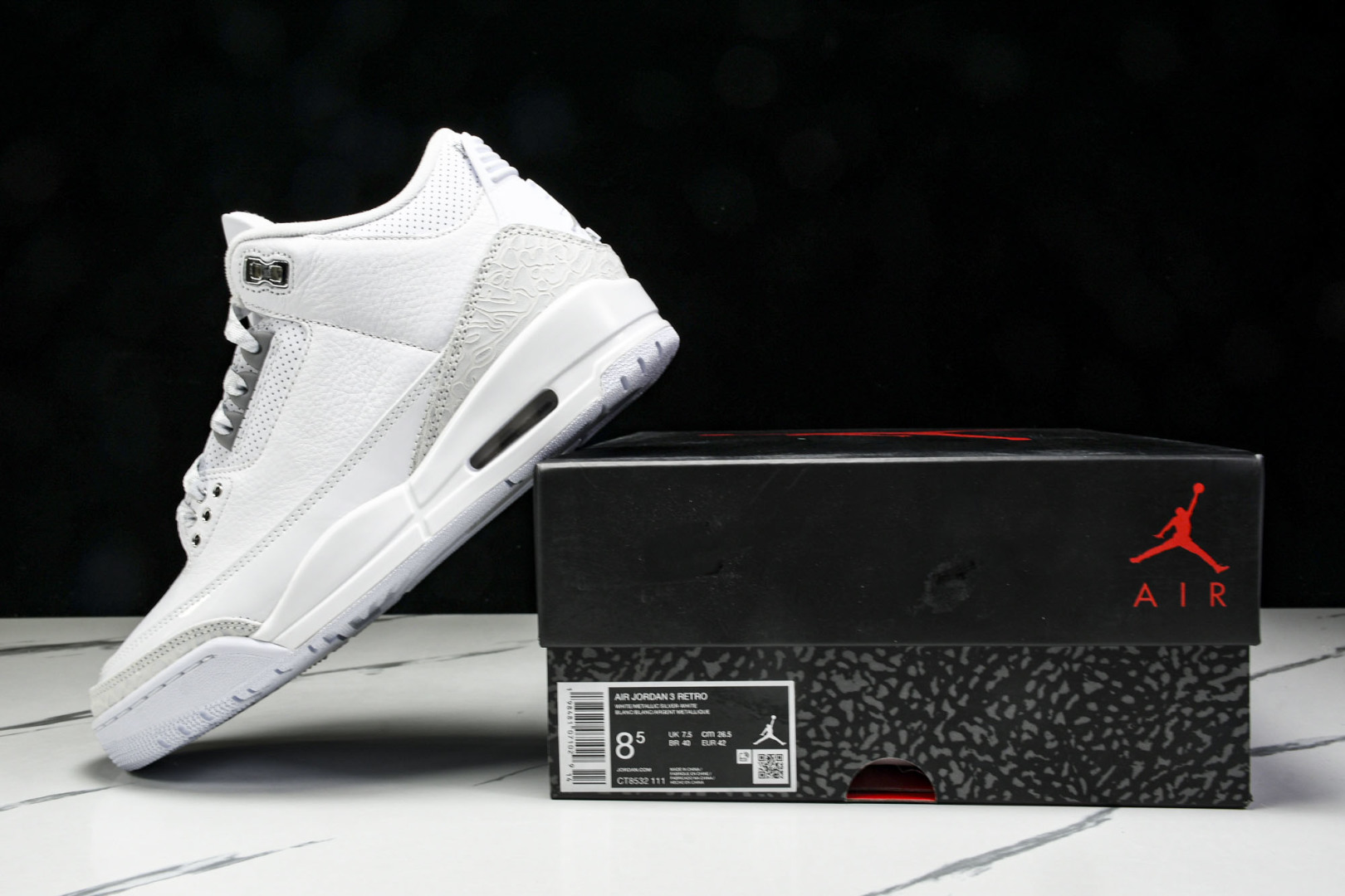 AJ3白猫 尺码40-47.5

纯原出品-Air Jordan 3 Retro Pure Money 