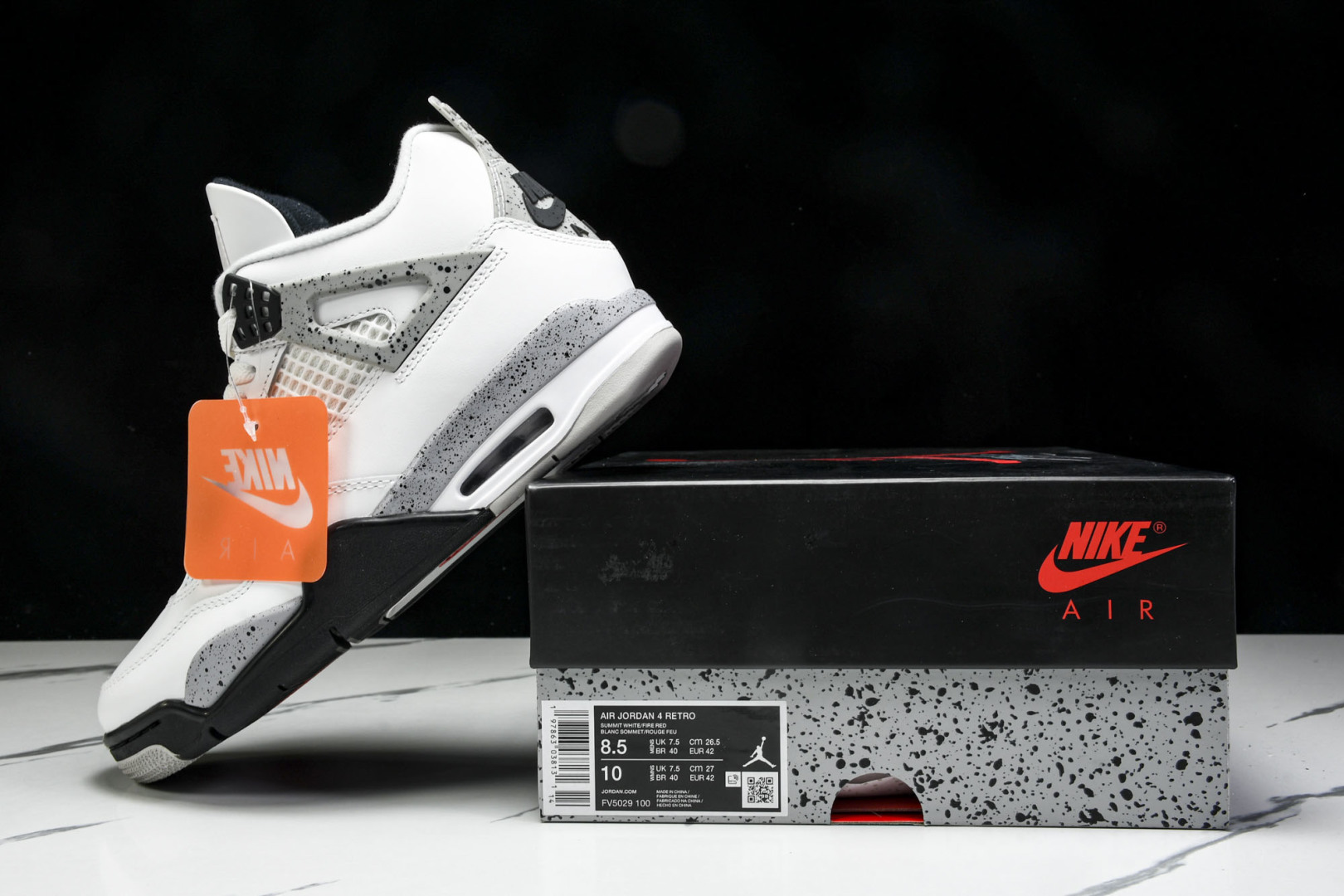 AJ4白水泥 尺码40.5-48.5

纯原出品-Air Jordan 4 Retro White Ce