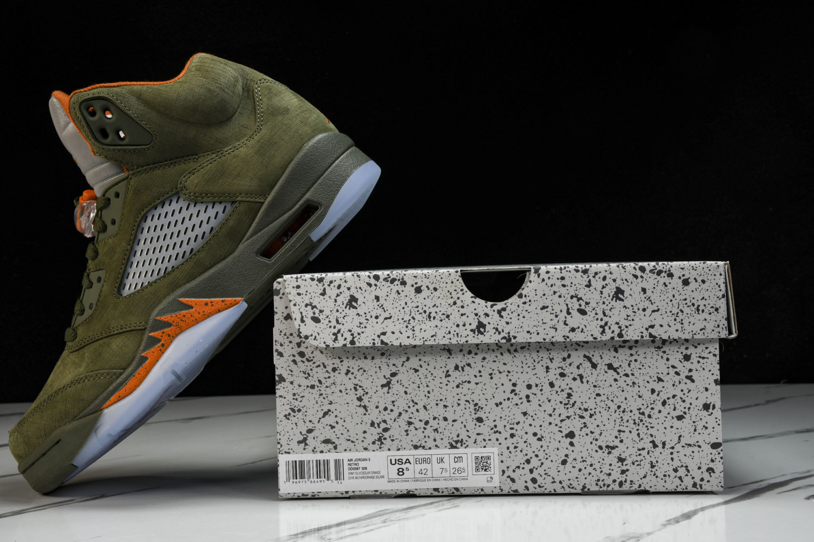 AJ5橄榄绿 尺码40.5-47.5

纯原-Air Jordan 5 Retro“Olive”橄榄绿 