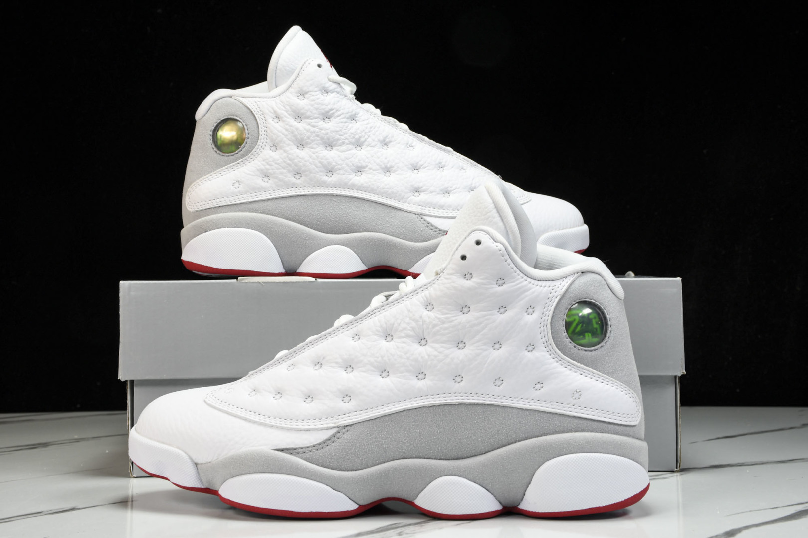 AJ13 尺码40-47.5

纯原版出品-Air Jordan 13“Wolf Grey”白灰 -16