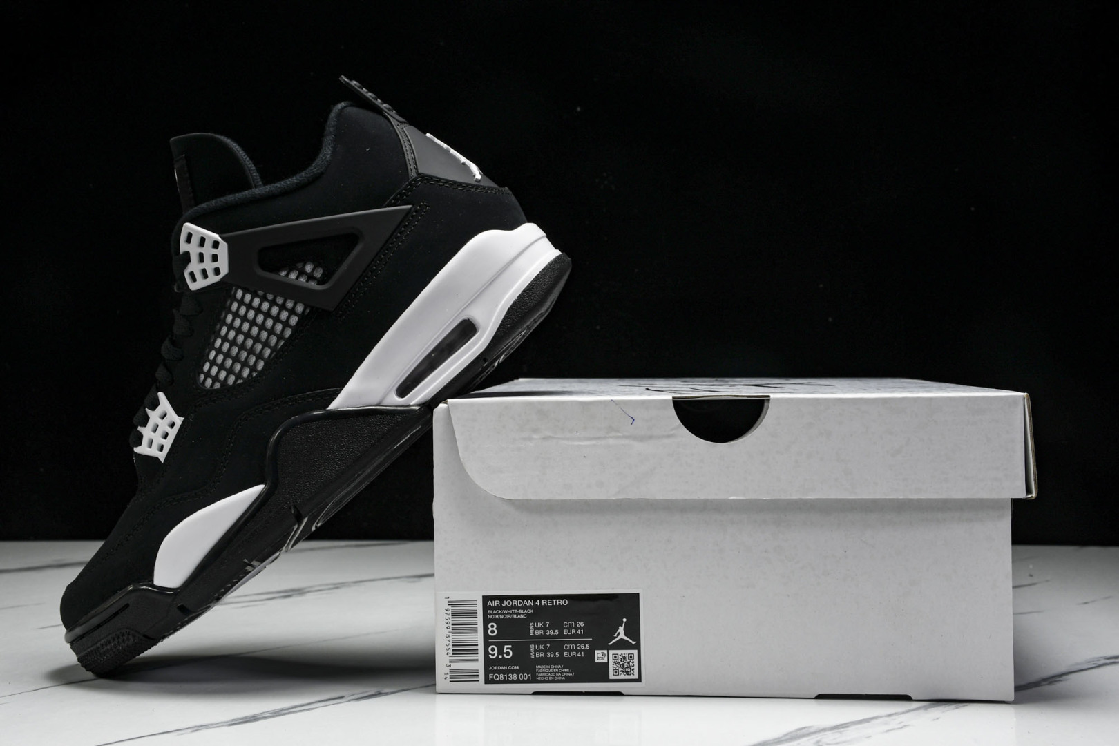 AJ4黑白 尺码40-48.5

纯原版出品-Air Jordan 4 Retro“White Thun
