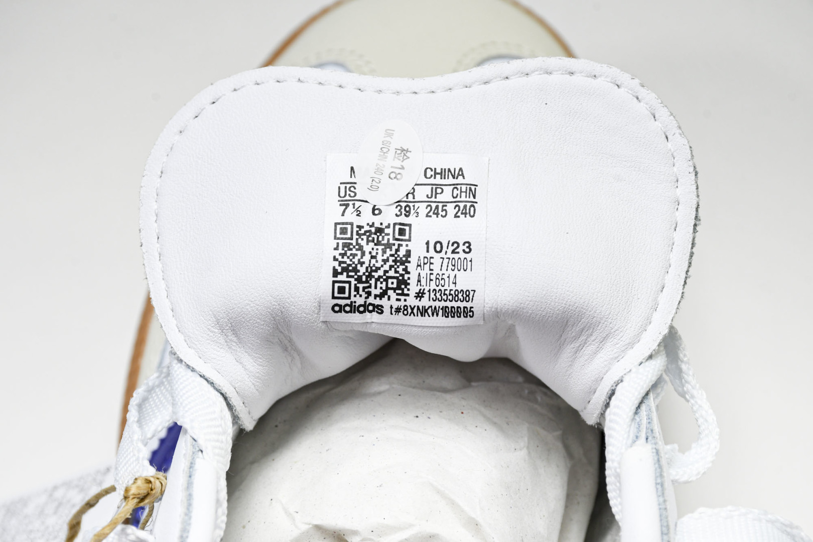 Originals 尺码36-45

纯原版出品-Samba OG 阿迪三叶草休闲板鞋 亮白蓝米白 IF
