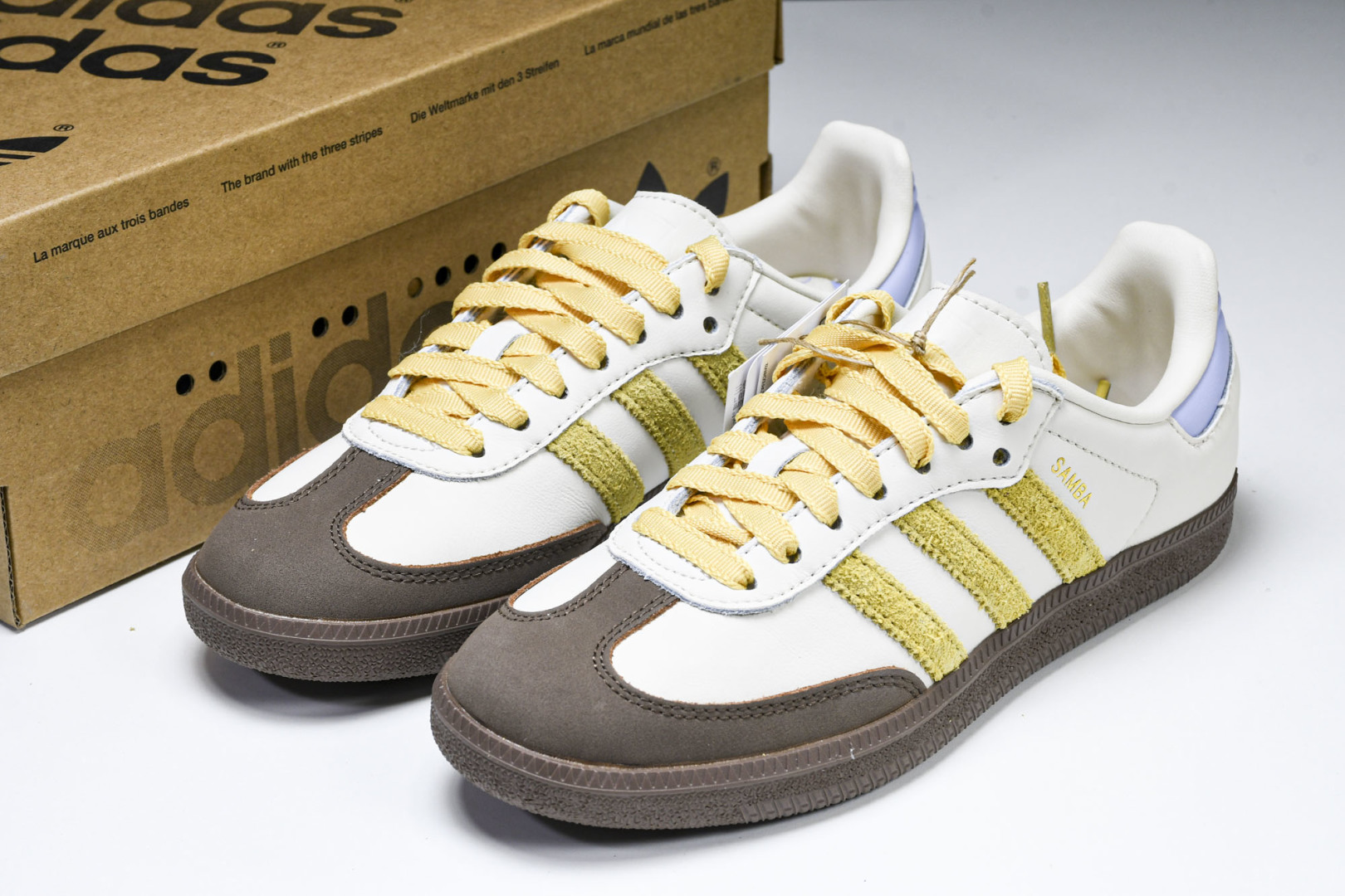 Originals 尺码36-45

纯原版出品-Samba OG 阿迪三叶草休闲板鞋 米自色土黄色 I