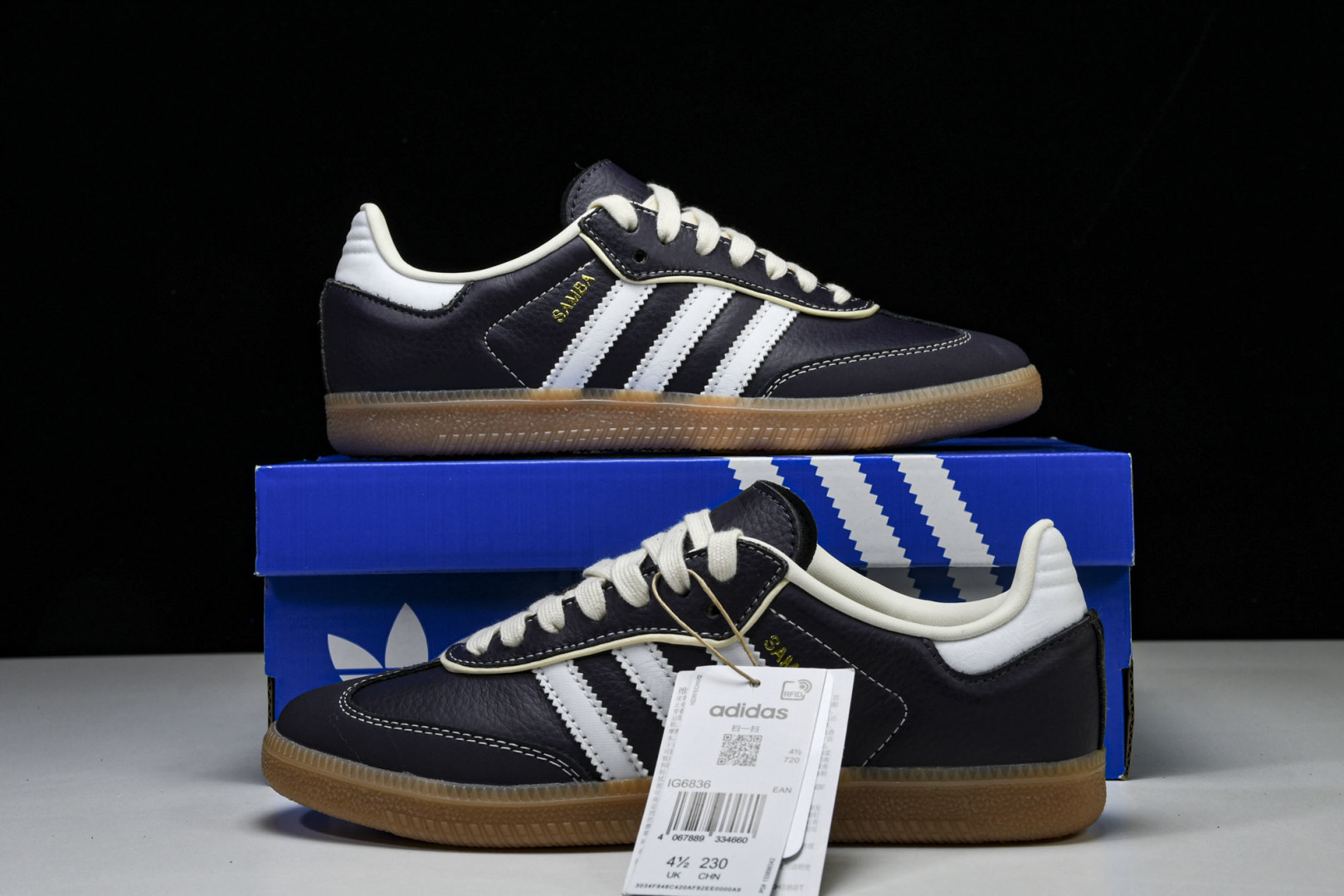 Originals 尺码36-45

纯原版出品-Originals Samba OG 黑白 IG683