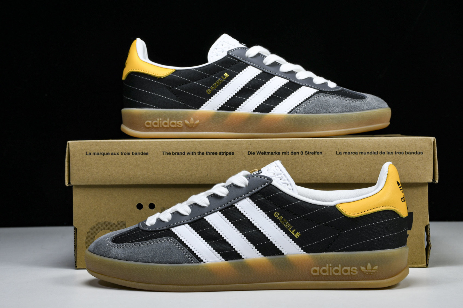 Originals 尺码36-45

纯原版出品-Originals Gazelle Indoor 黑色