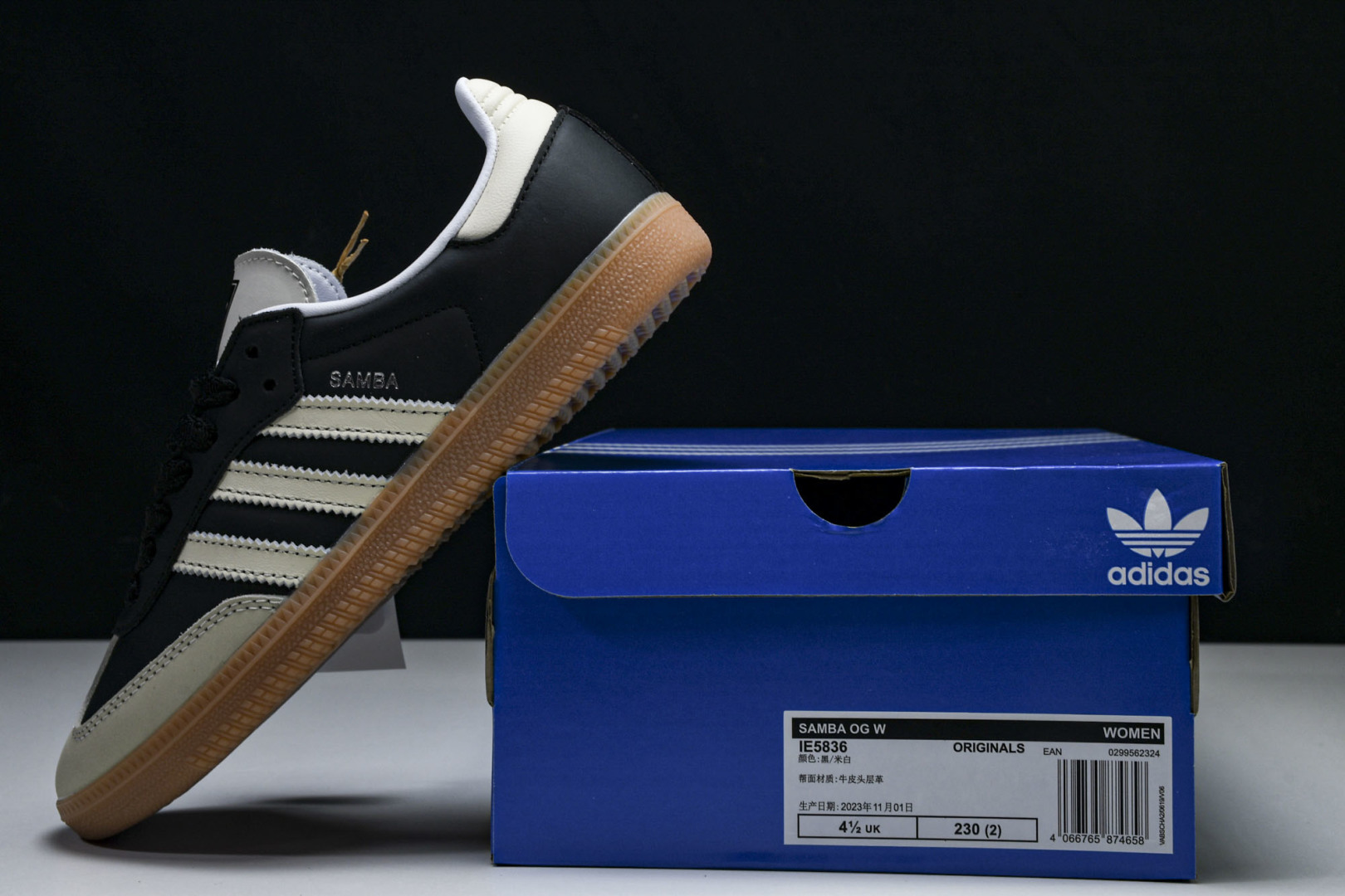 Originals 尺码36-45

纯原版出品-Originals Samba OG 黑棕 IE583