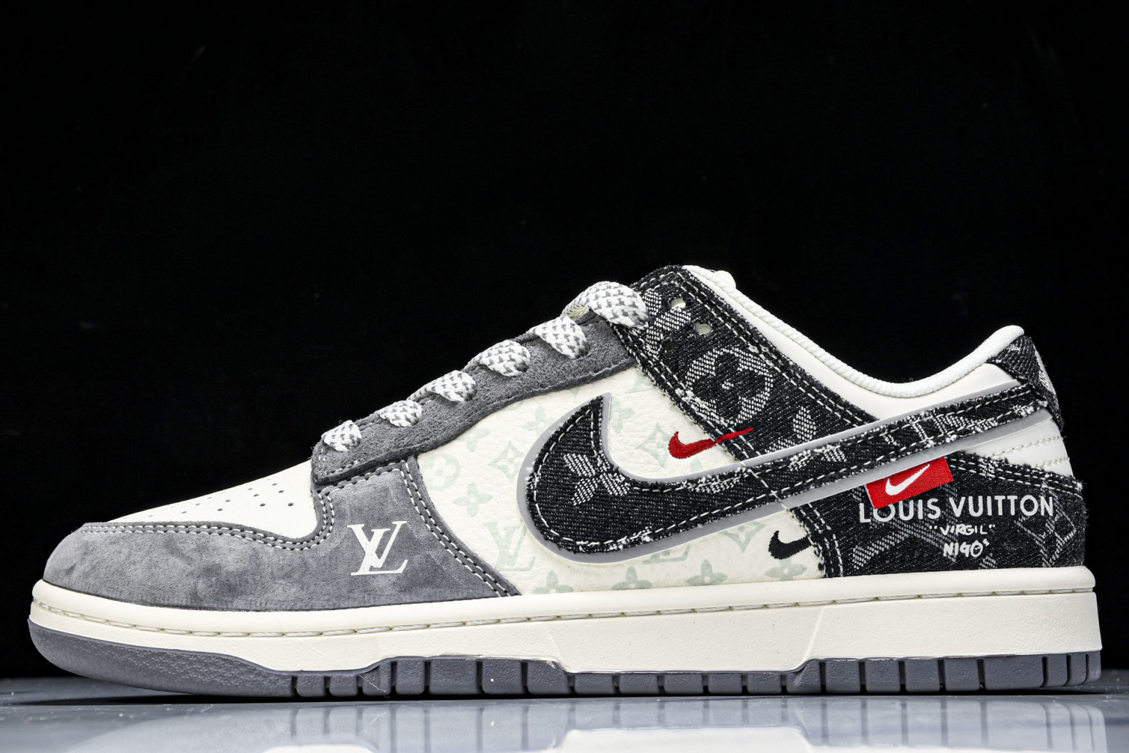 DUNK 尺码36-45

纯原版出品-SB Dunk Low LV联名 猪八黑牛仔 周年高端定制 低帮