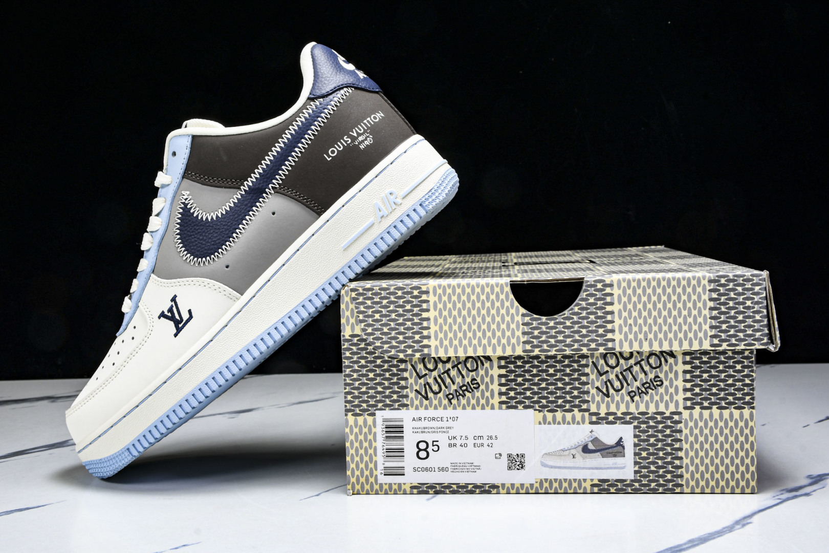 AF1 尺码36-45

纯原版出品-Air Force 1'07 Low LV联名 彩色拼接 空军一号