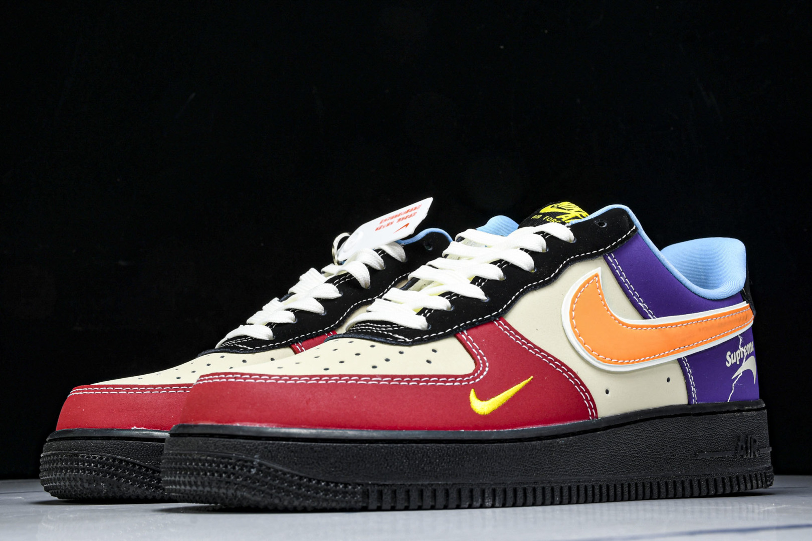 AF1 尺码36-45

纯原版出品-Air Force 1'07 Low Supreme联名 红黄紫 