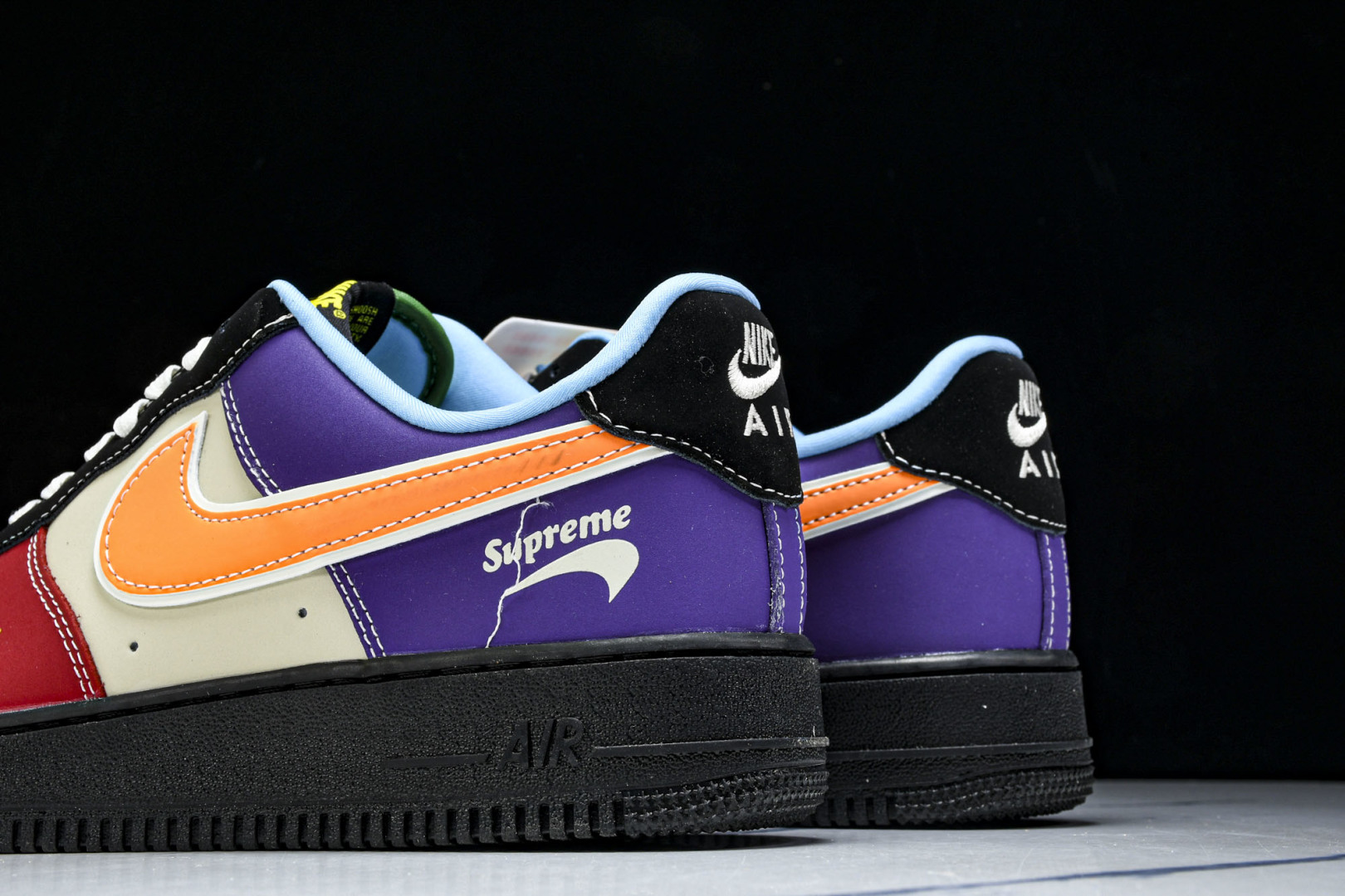 AF1 尺码36-45

纯原版出品-Air Force 1'07 Low Supreme联名 红黄紫 