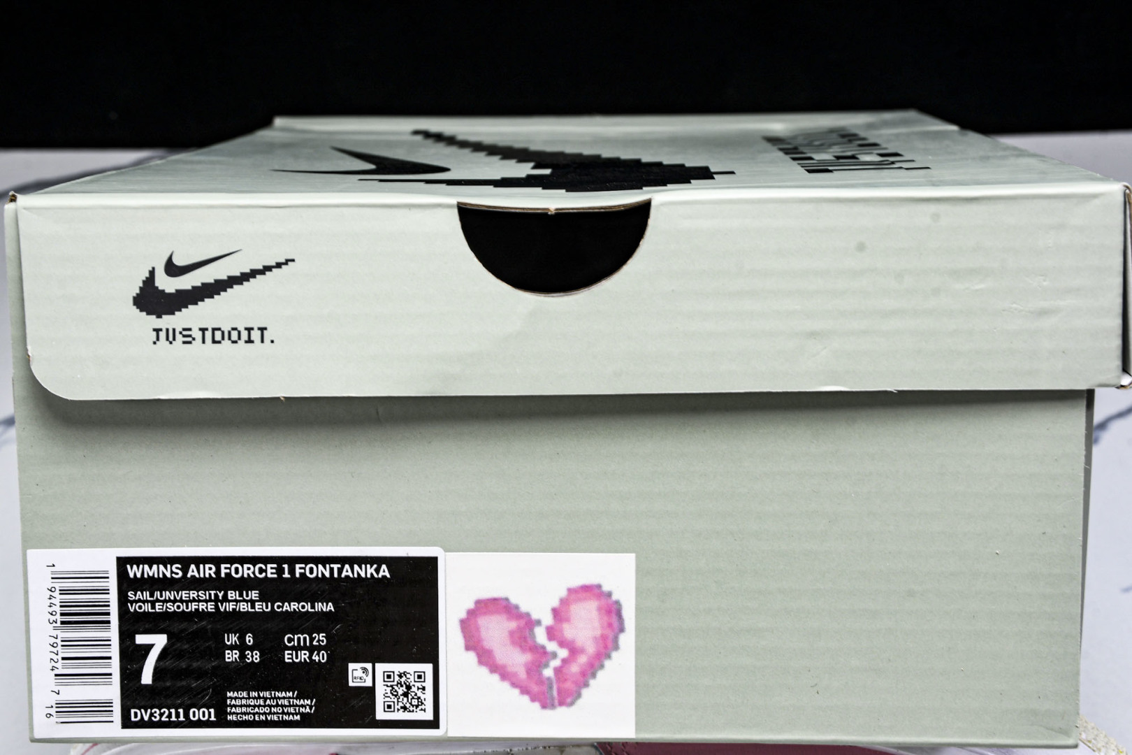  NK Air Force 1 Fontanka Pixel Sweetheart 手绘涂鸦 像素甜心 
