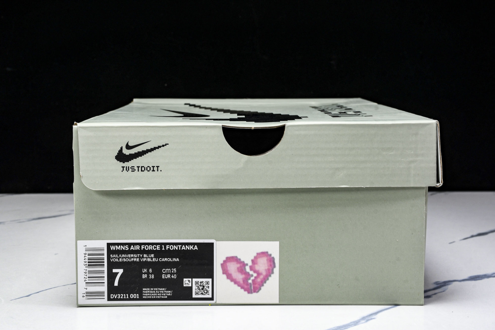  NK Air Force 1 Fontanka Pixel Sweetheart 手绘涂鸦 像素甜心 