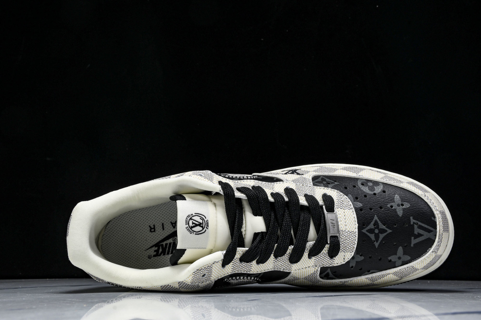  NK Air Force 1'07 Low LV联名 格纹雾灰 空军一号低帮休闲板鞋 SC0601-5