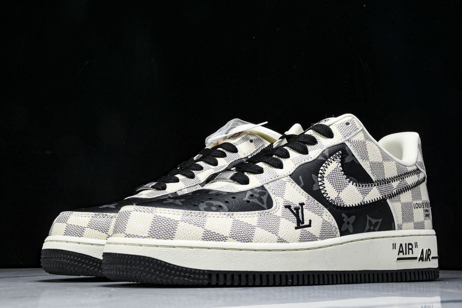  NK Air Force 1'07 Low LV联名 格纹雾灰 空军一号低帮休闲板鞋 SC0601-5