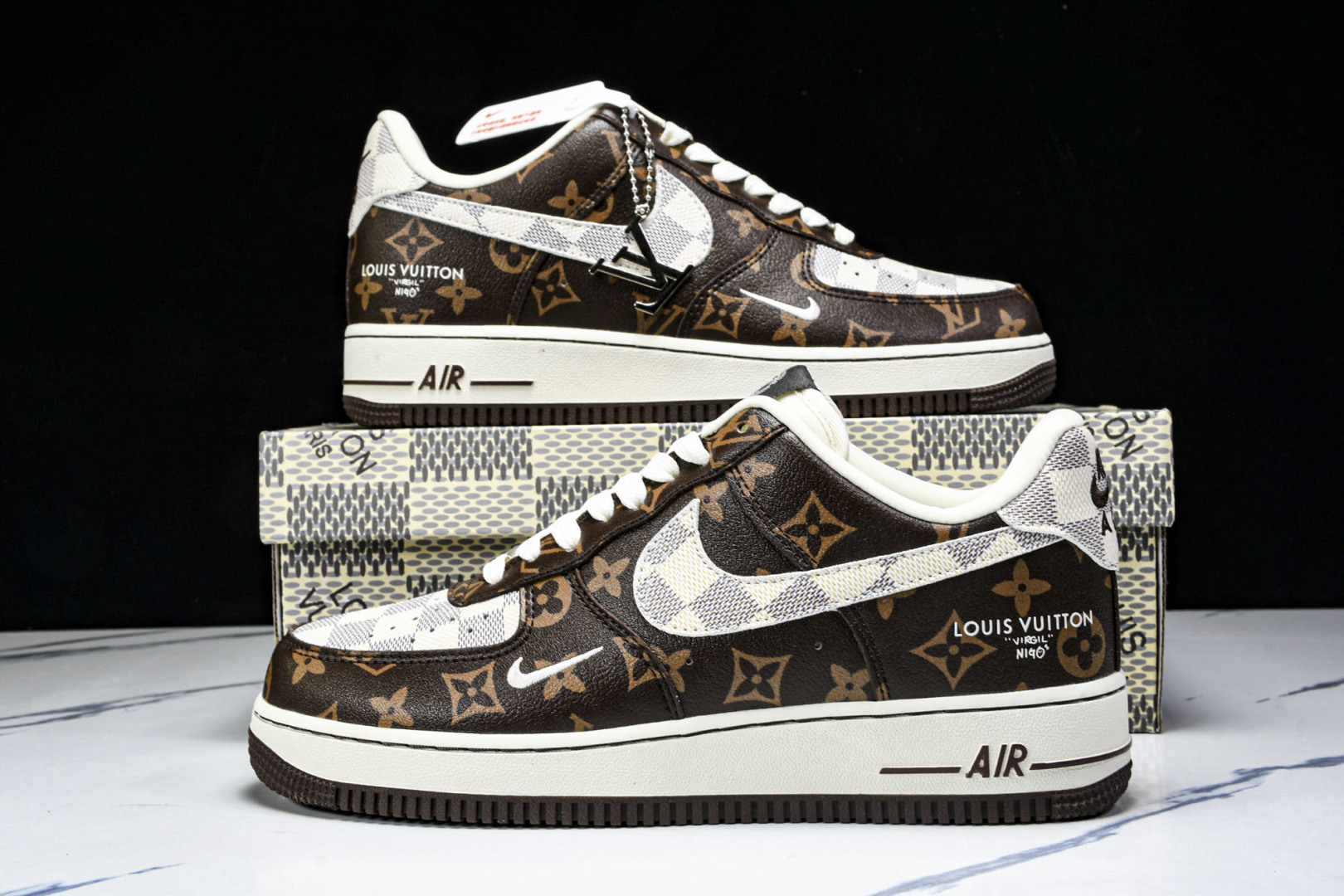  NK Air Force 1'07 Low LV联名 经典咖啡棕 空军一号低帮休闲板鞋 SC0601-