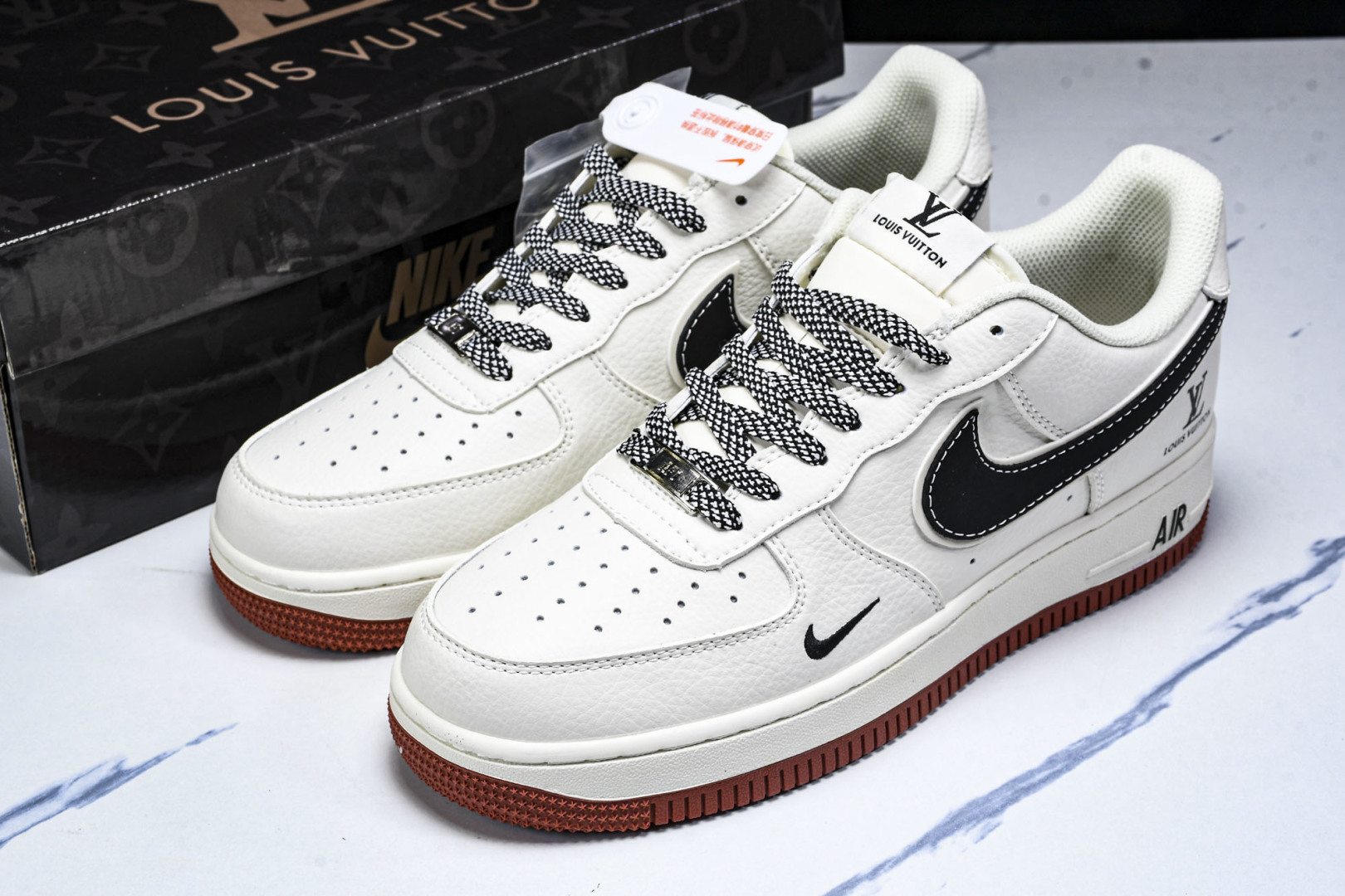  NK Air Force 1'07 Low LV联名 米黑勾生胶 空军一号低帮休闲板鞋 CS5288-
