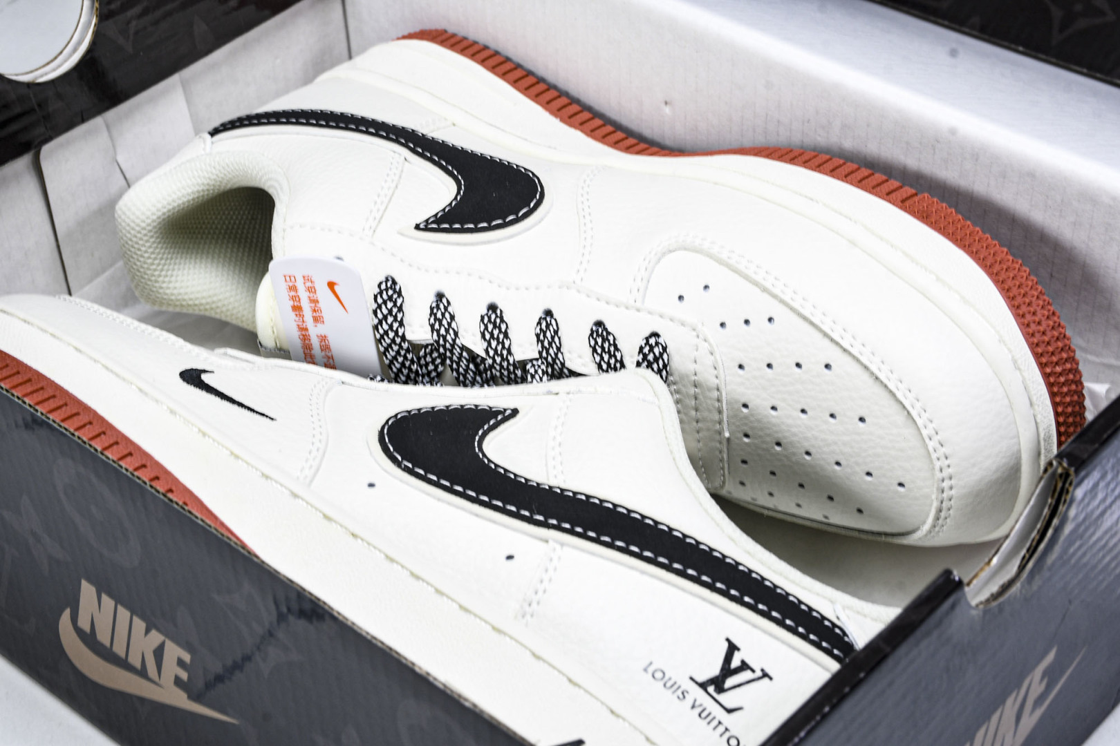  NK Air Force 1'07 Low LV联名 米黑勾生胶 空军一号低帮休闲板鞋 CS5288-