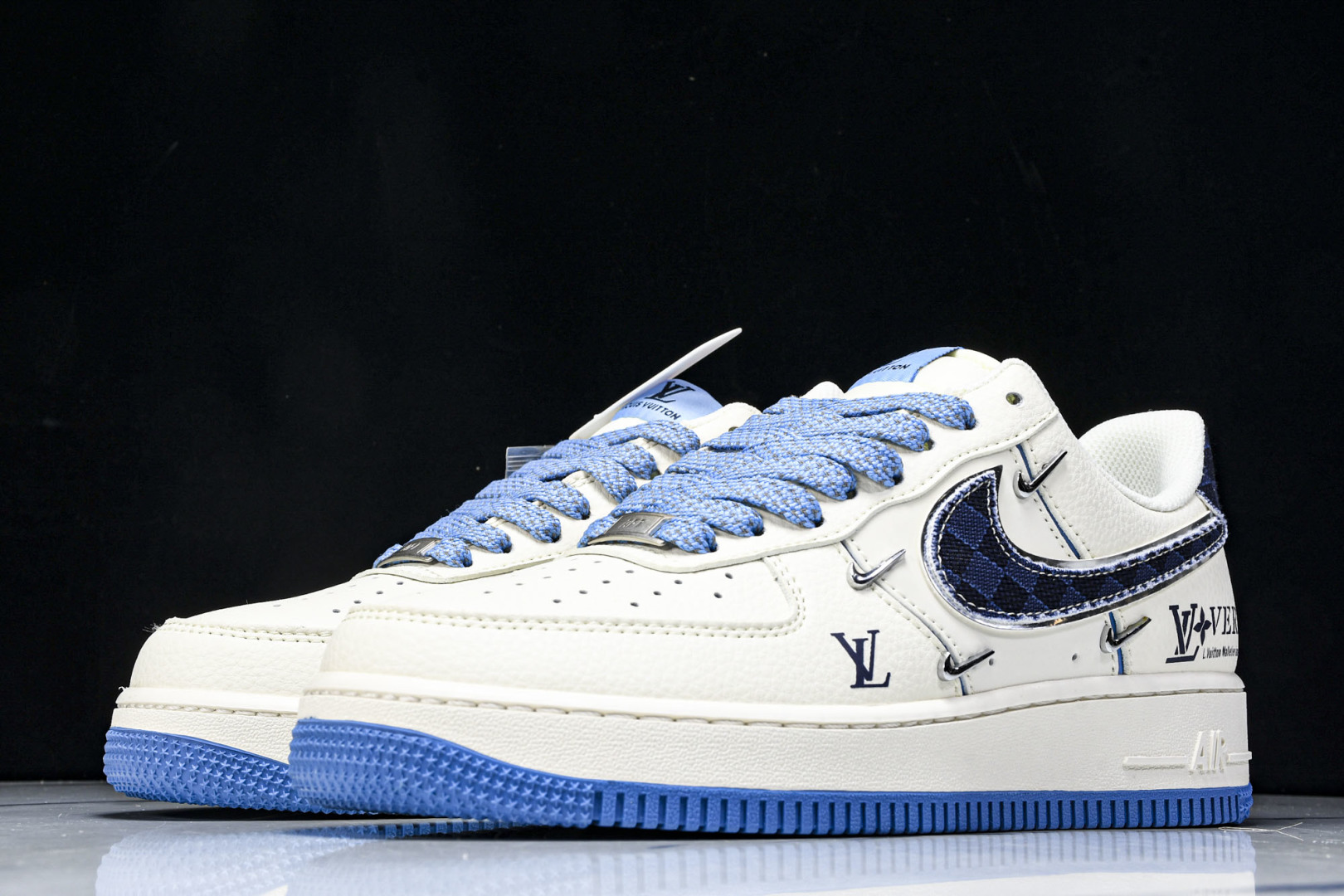  NK Air Force 1'07 Low LV联名 米蓝四勾 空军一号低帮休闲板鞋 XS2869-0