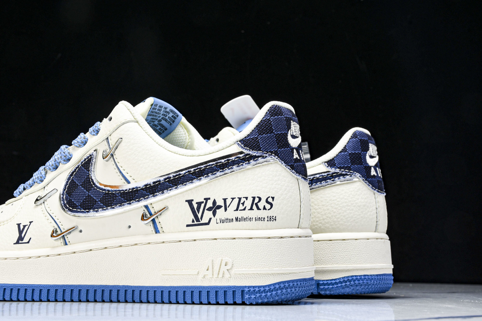  NK Air Force 1'07 Low LV联名 米蓝四勾 空军一号低帮休闲板鞋 XS2869-0