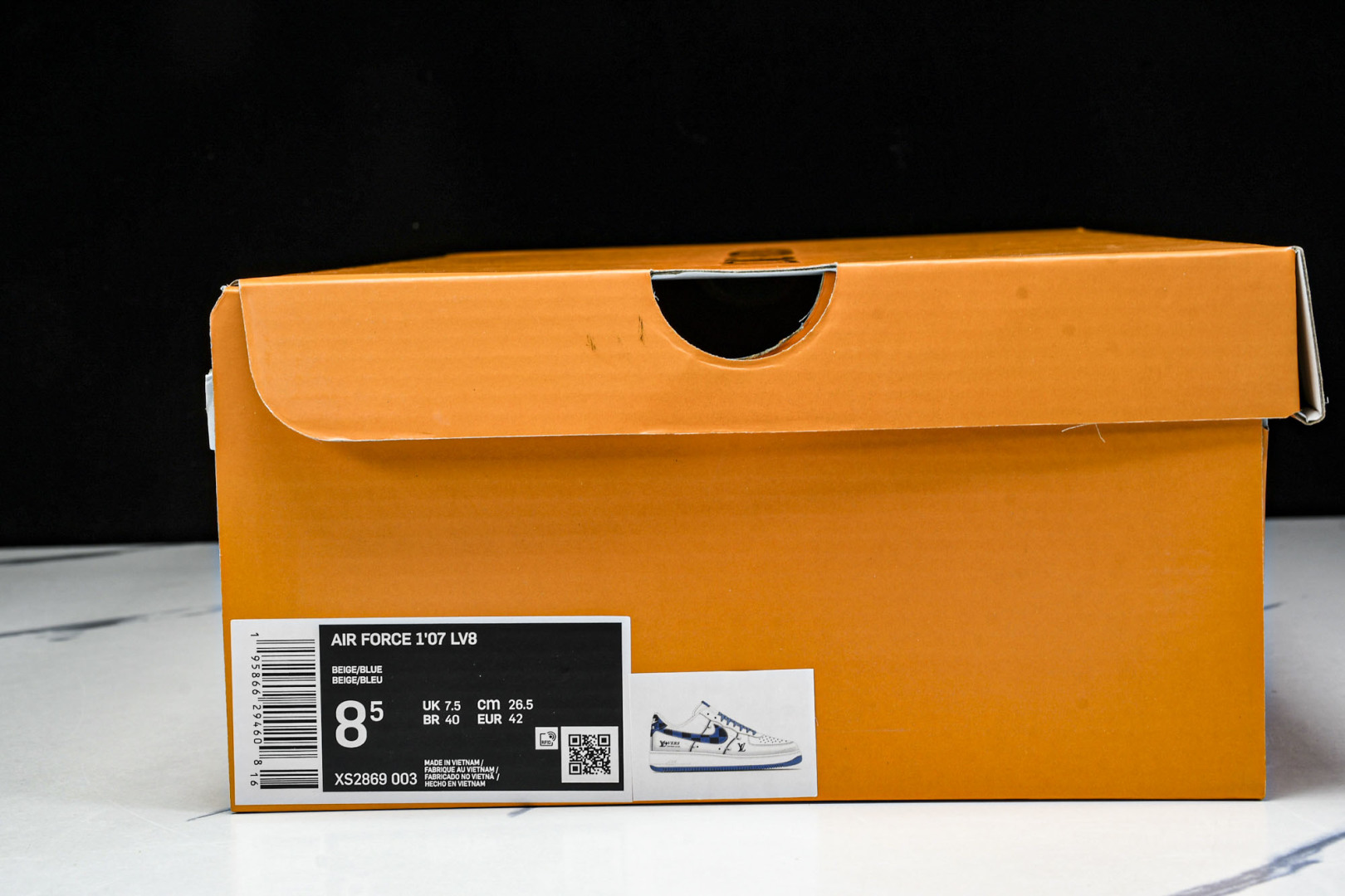  NK Air Force 1'07 Low LV联名 米蓝四勾 空军一号低帮休闲板鞋 XS2869-0