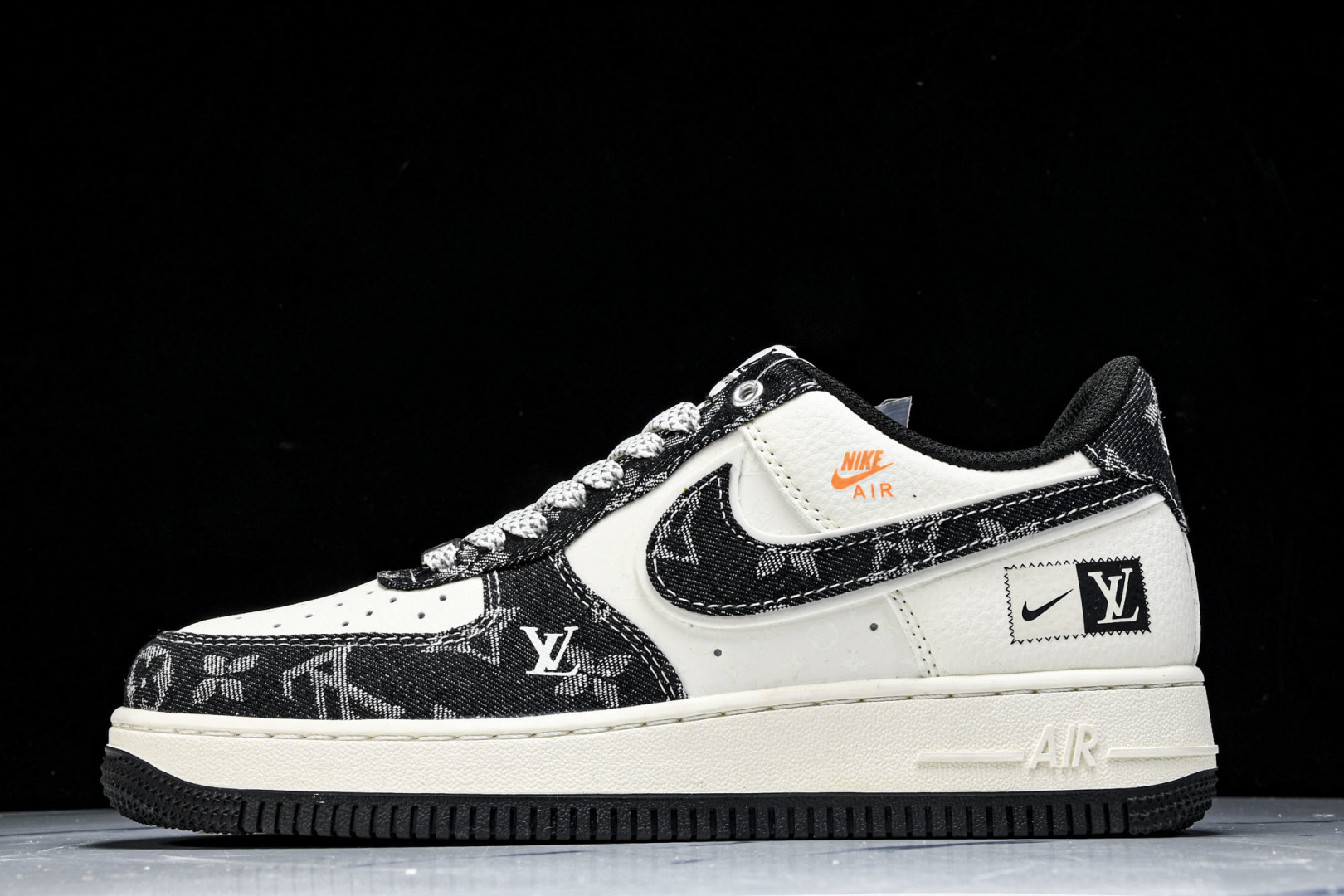  NK Air Force 1'07 Low LV联名 前掌黑牛仔 空军一号低帮休闲板鞋 YX5066-
