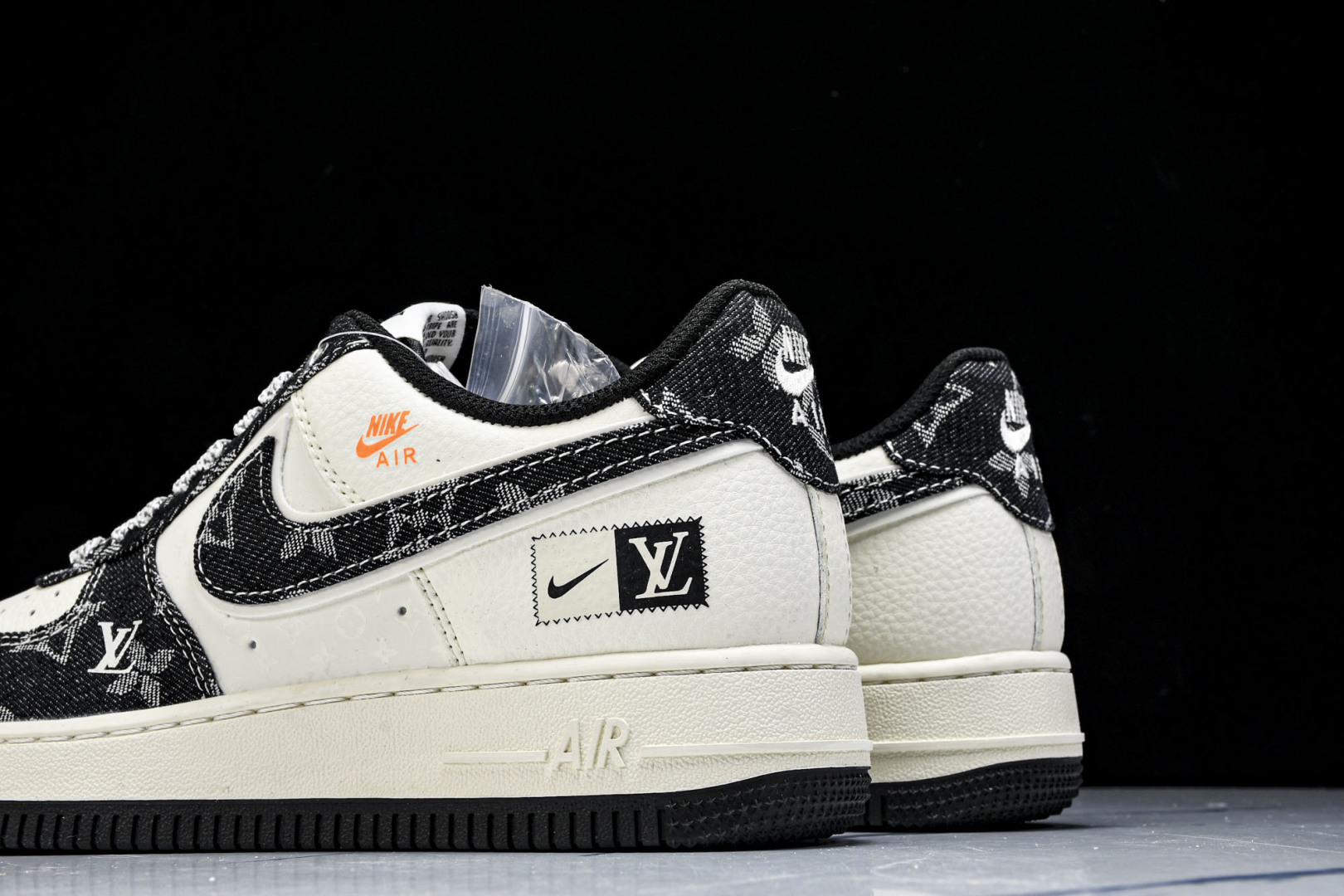  NK Air Force 1'07 Low LV联名 前掌黑牛仔 空军一号低帮休闲板鞋 YX5066-