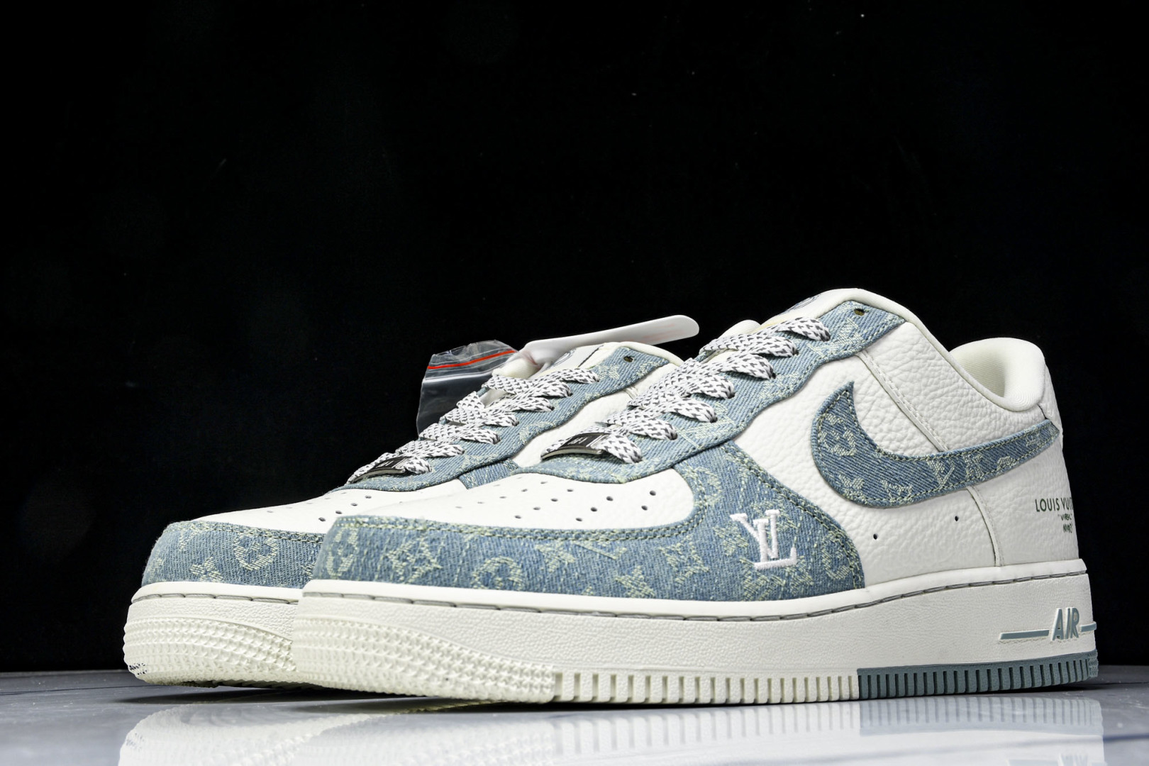  NK Air Force 1'07 Low LV联名 青色牛仔 空军一号定制休闲板鞋 SC0601-5