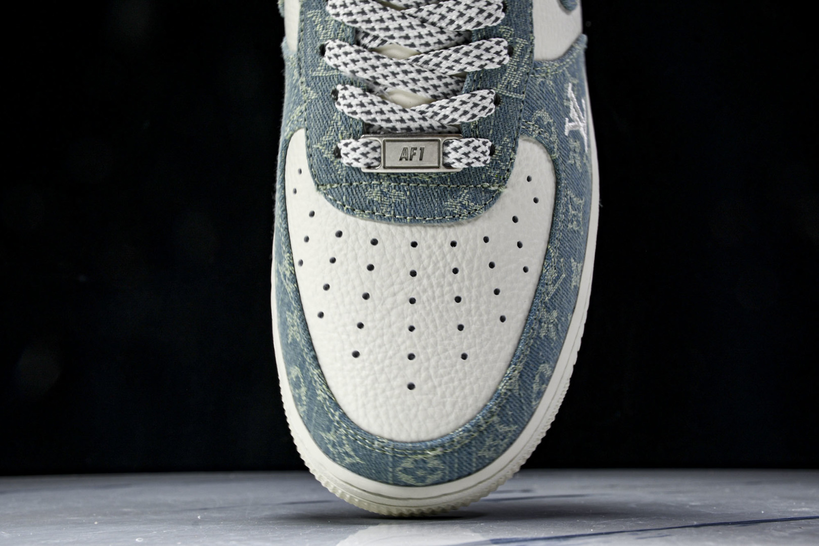  NK Air Force 1'07 Low LV联名 青色牛仔 空军一号定制休闲板鞋 SC0601-5