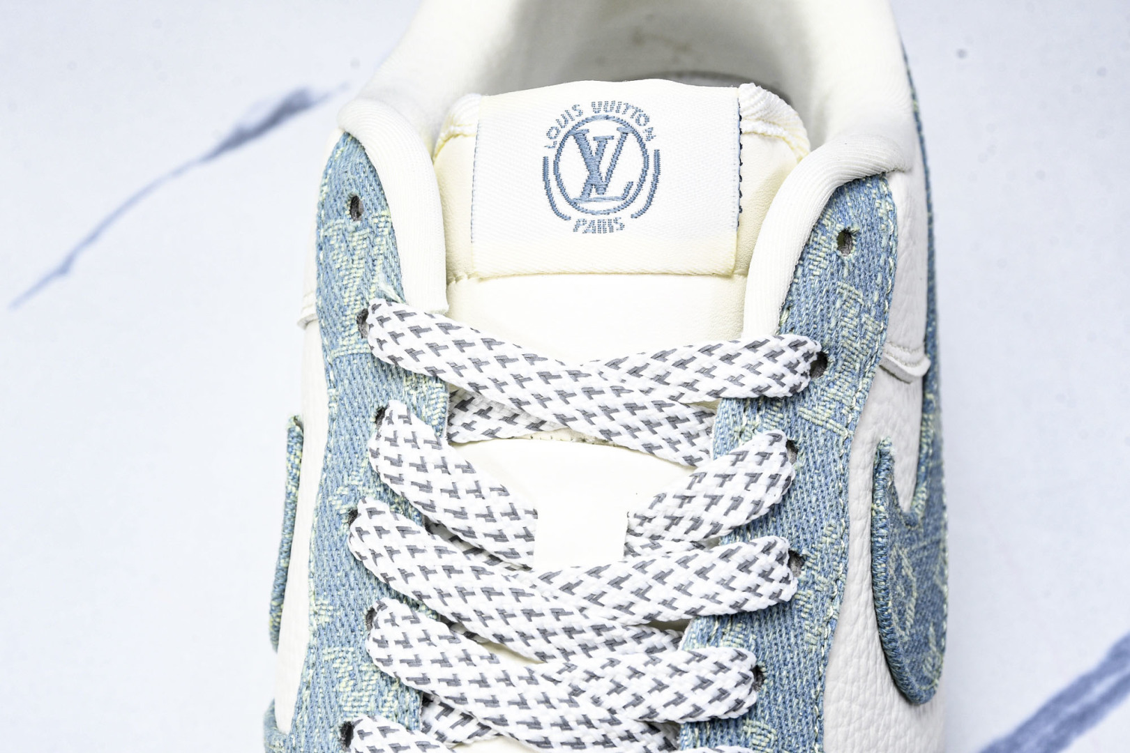  NK Air Force 1'07 Low LV联名 青色牛仔 空军一号定制休闲板鞋 SC0601-5
