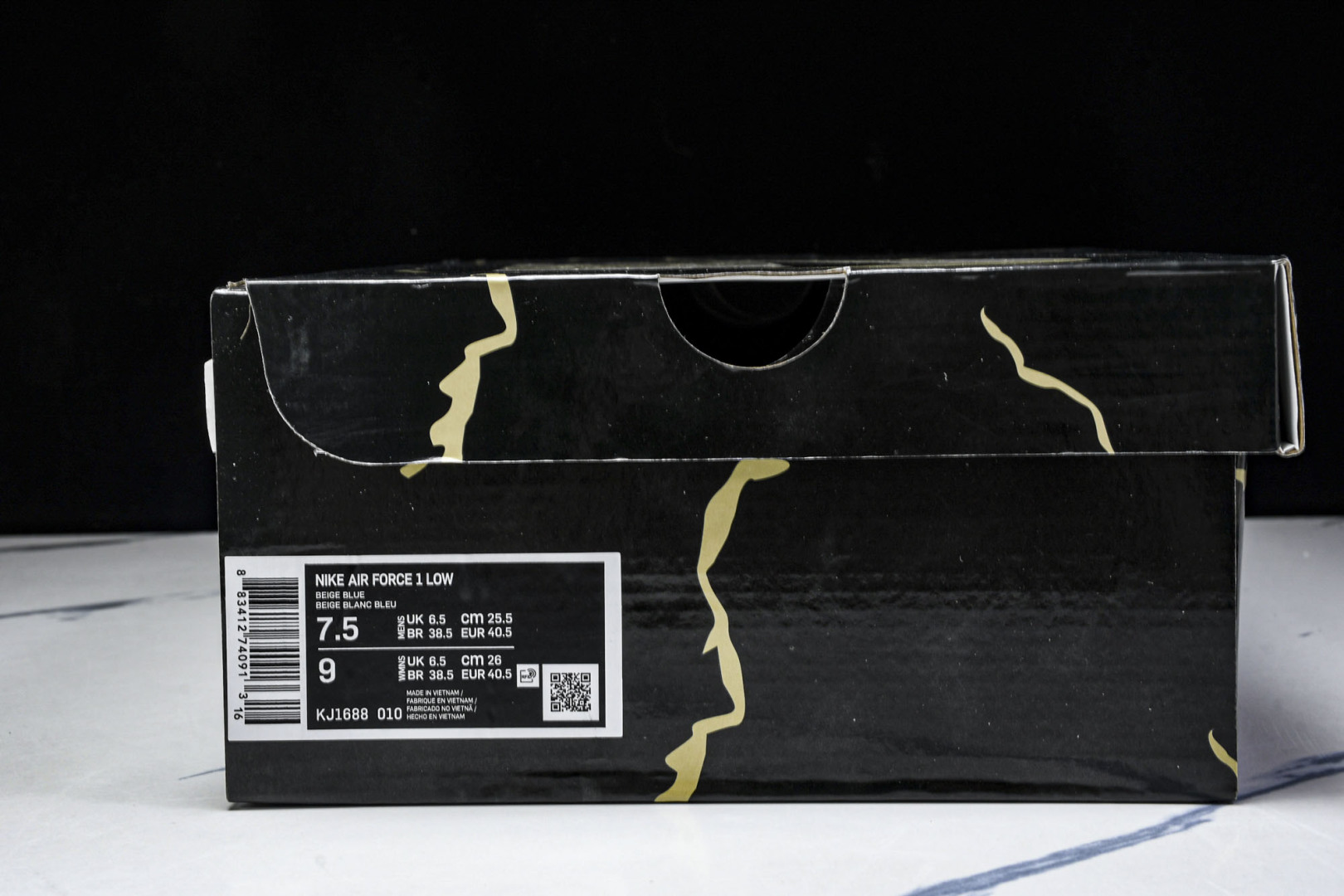  NK Air Force 1'07 Low MLB联名 米蓝线反光 空军一号低帮休闲板鞋 KJ1688