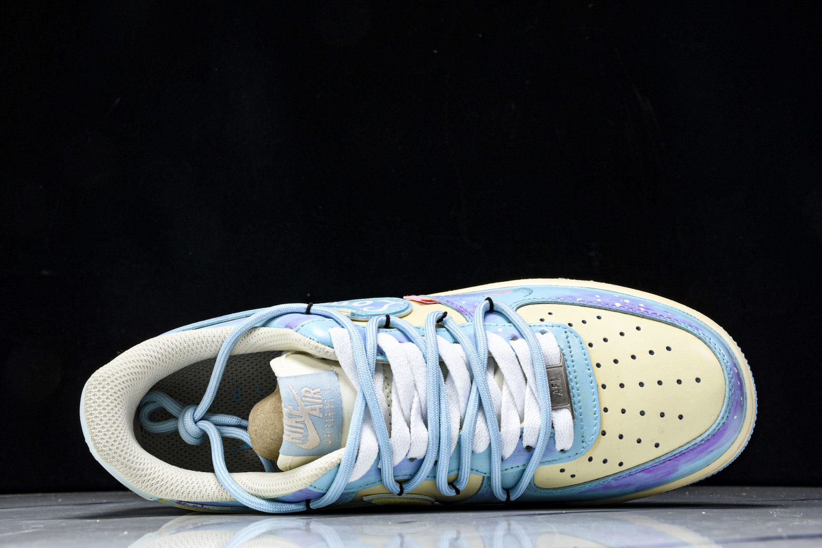  NK Air Force 1'07 Low Sweet Dream of Sea Salt 手绘涂鸦 