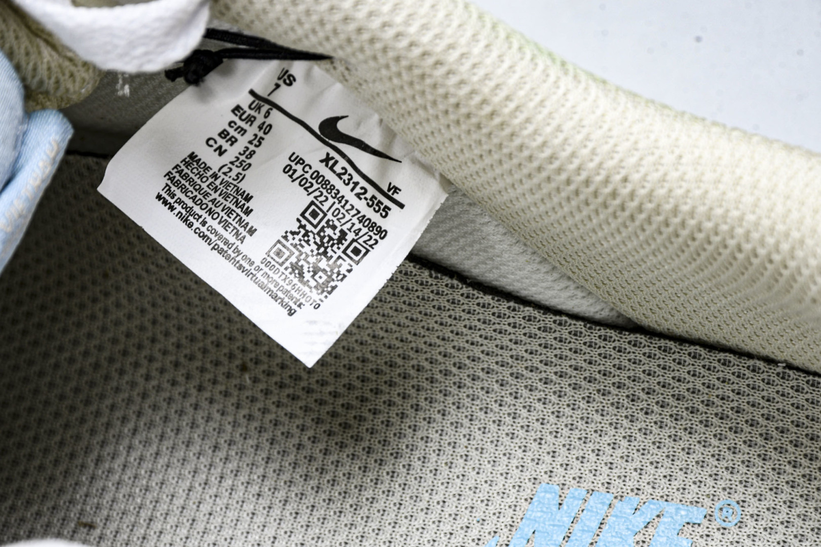  NK Air Force 1'07 Low Sweet Dream of Sea Salt 手绘涂鸦 