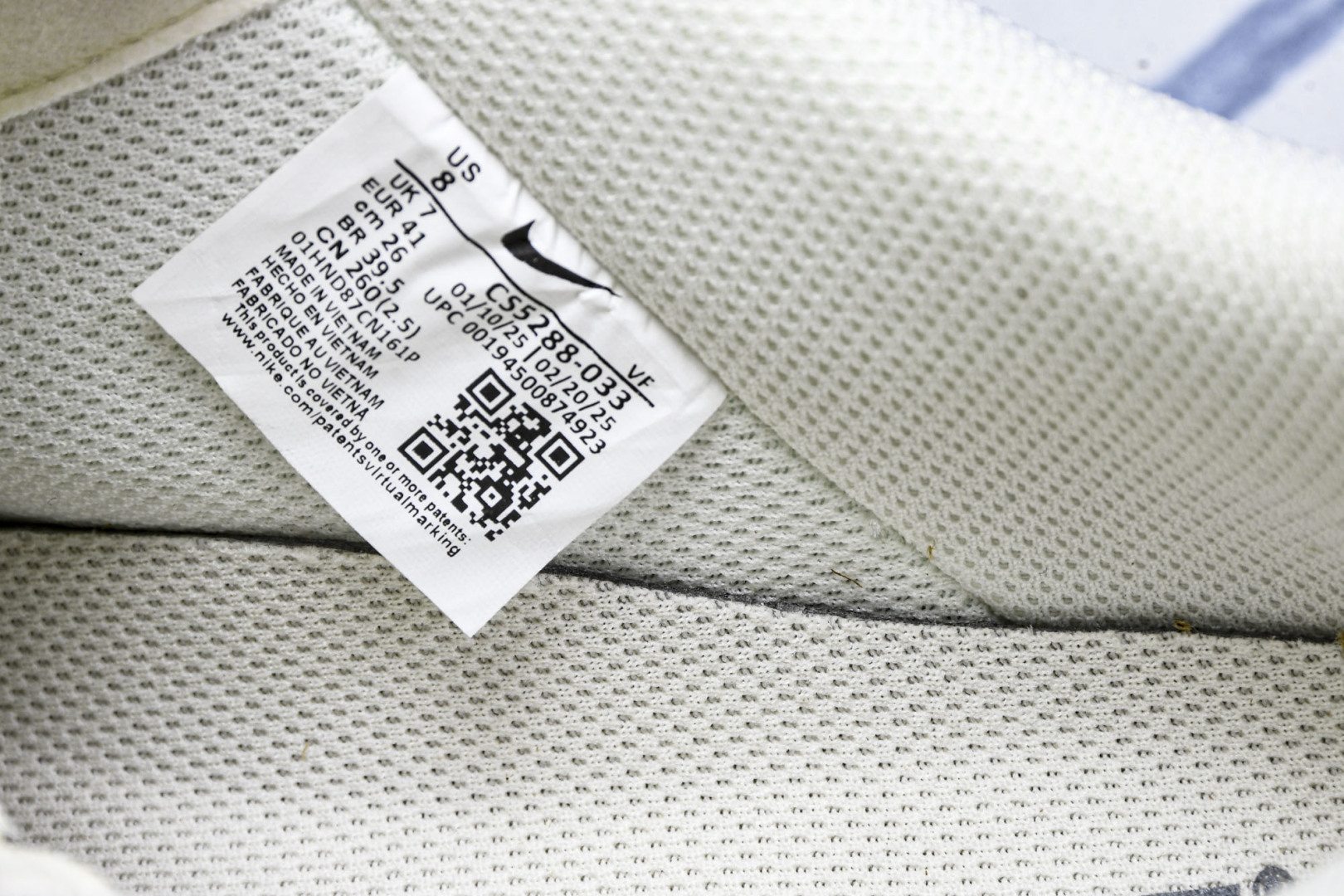  NK Air Force 1'07 Low 耐克联名 米灰边 空军一号低帮休闲板鞋 CS5288-03