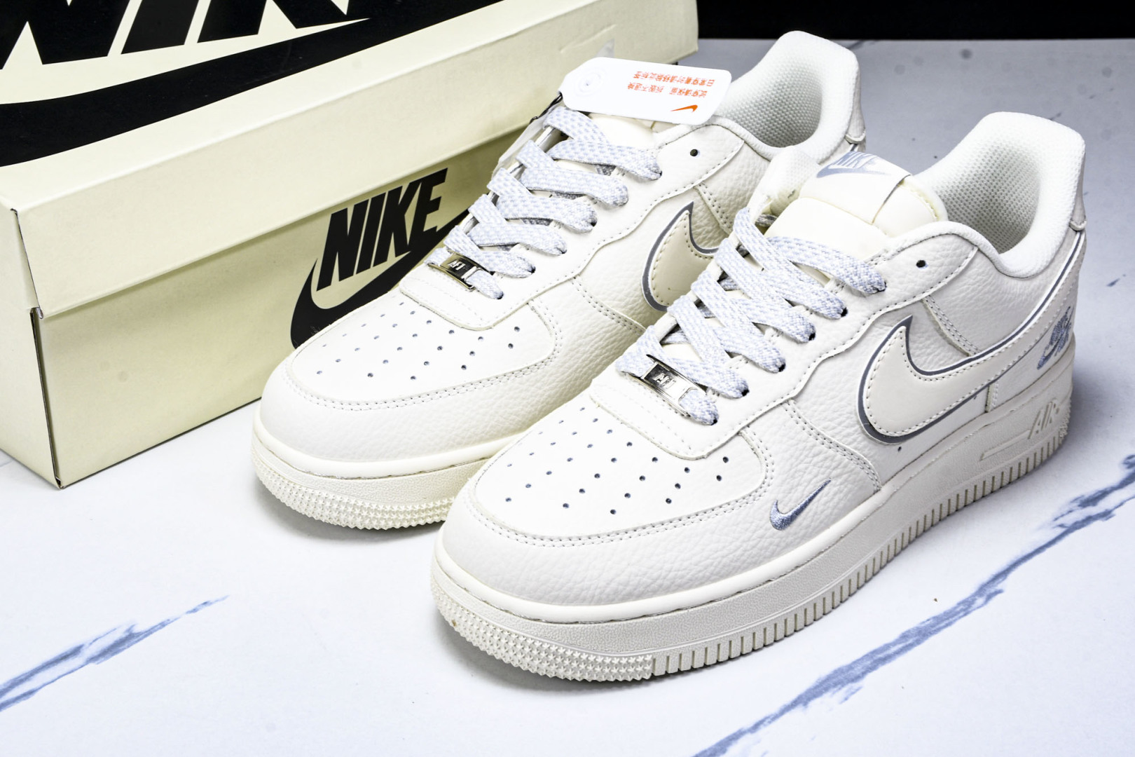  NK Air Force 1'07 Low 耐克联名 米灰边 空军一号低帮休闲板鞋 CS5288-03