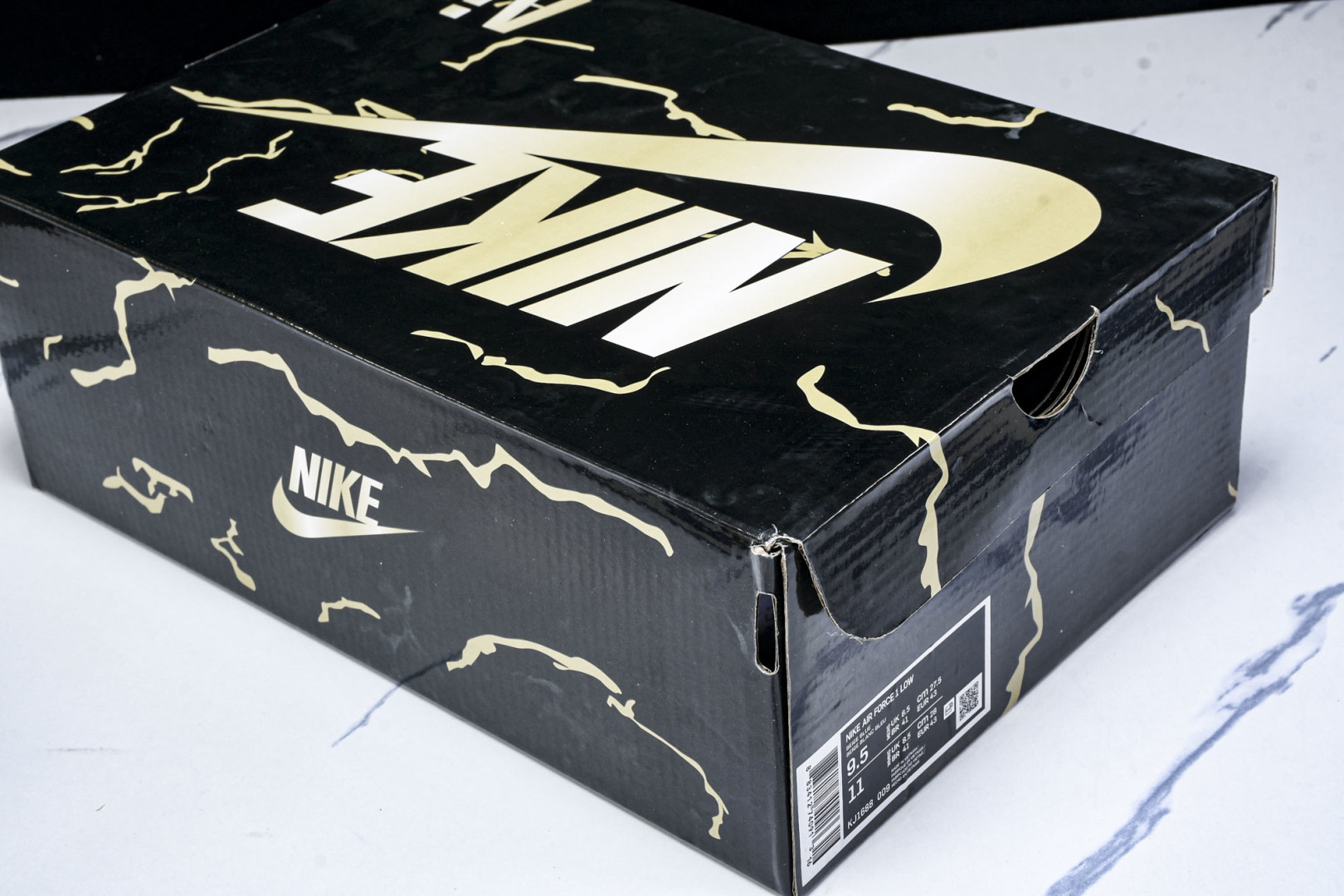  NK Air Force 1'07 Low 耐克联名 双拼蓝白勾 空军一号低帮休闲板鞋 KJ1688-
