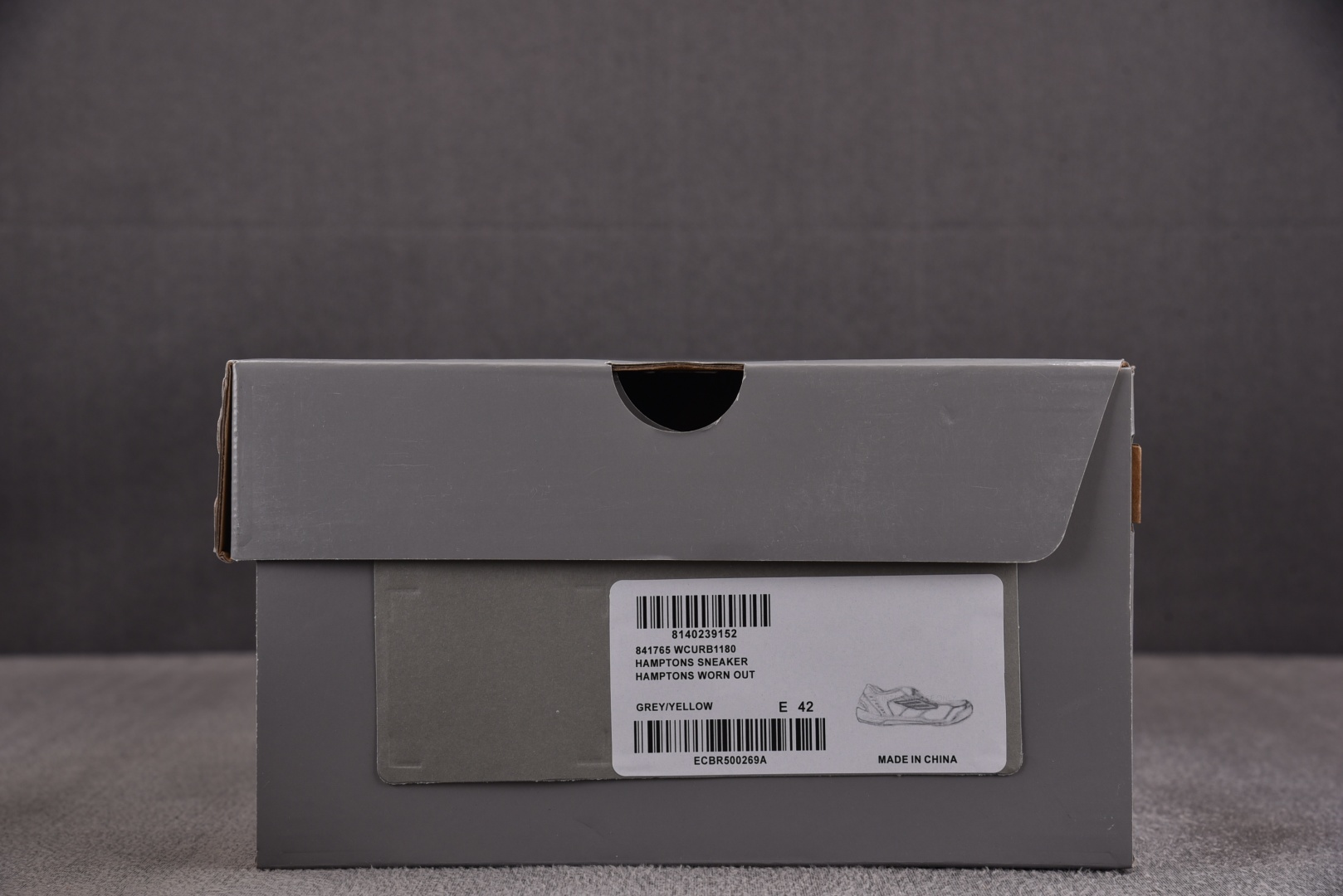 巴黎 尺码35-46

纯原版出品-BBalenciaga Hamptons Worn-Out 灰黄 Y