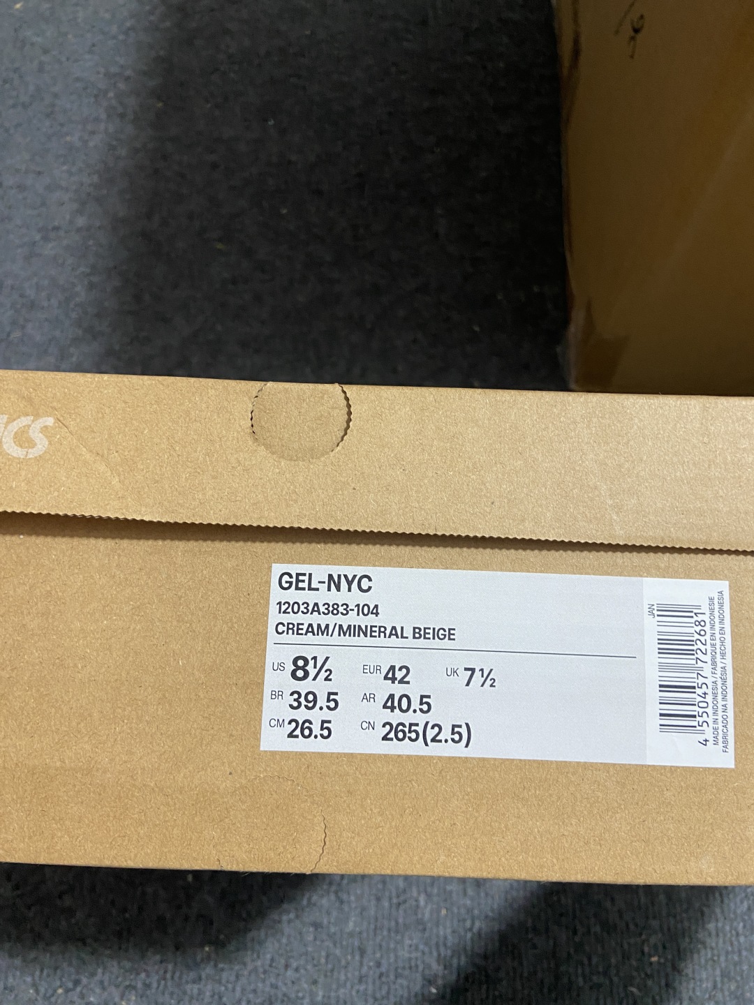 C版纯原 Asics Gel-NYC 亚瑟士运动休闲透气专业跑鞋 1203A383-104
#鞋面采