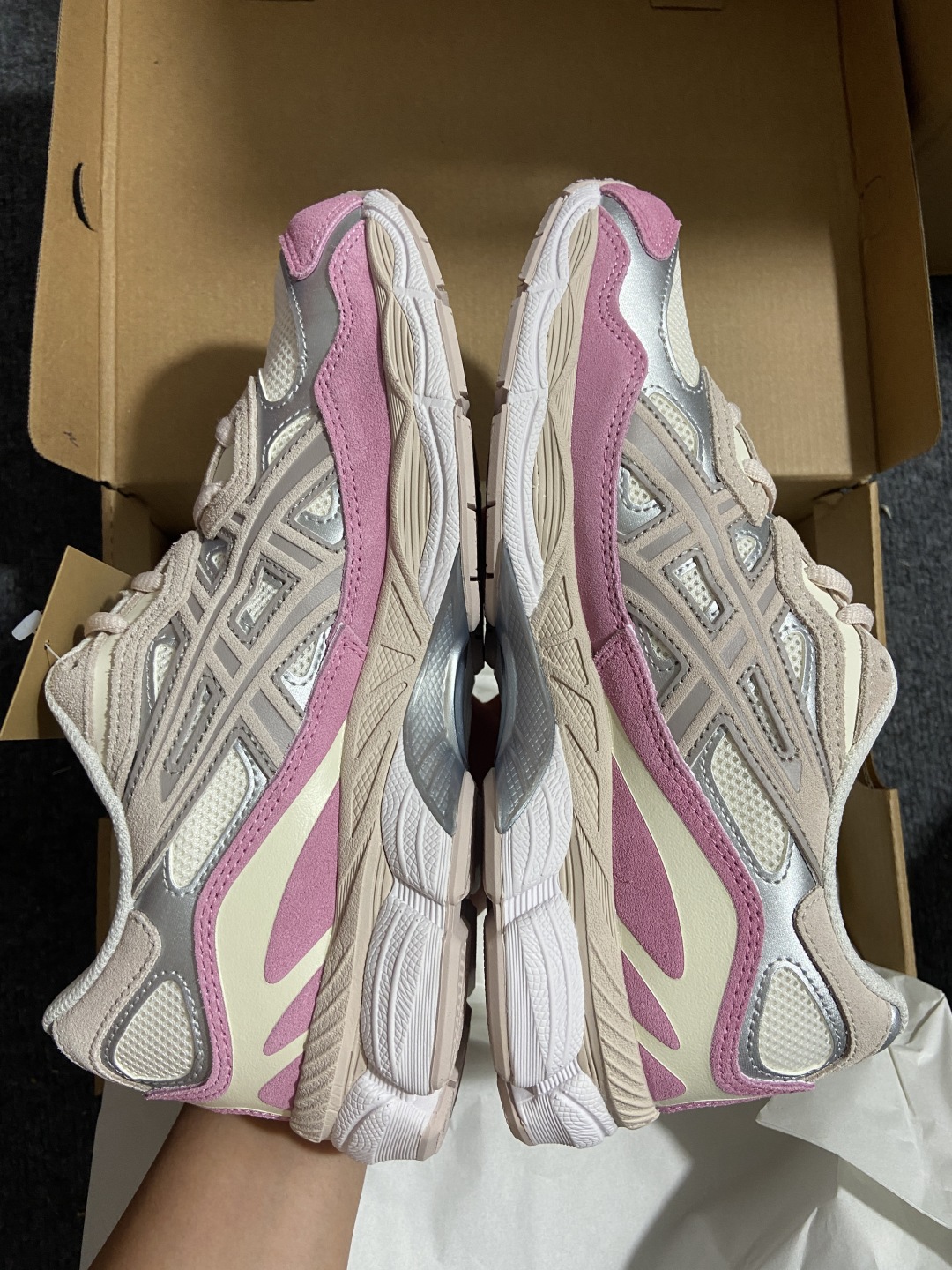  C版纯原 Asics Gel-NYC 亚瑟士运动休闲透气专业跑鞋 1203A383-104
#鞋面采