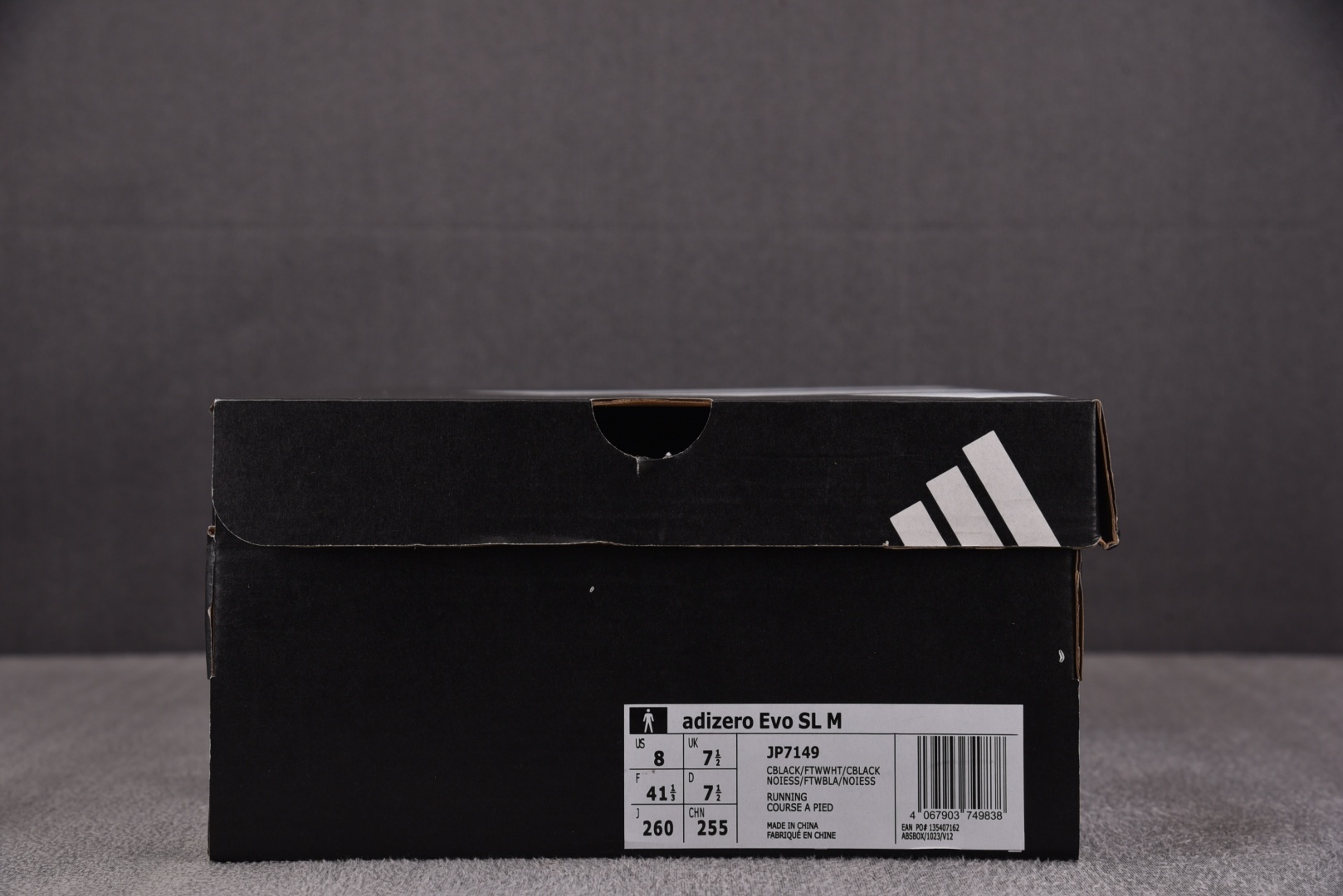  AD Adizero EVO SL Black White 黑白 JP-7149 尺寸36 36⅔ 3