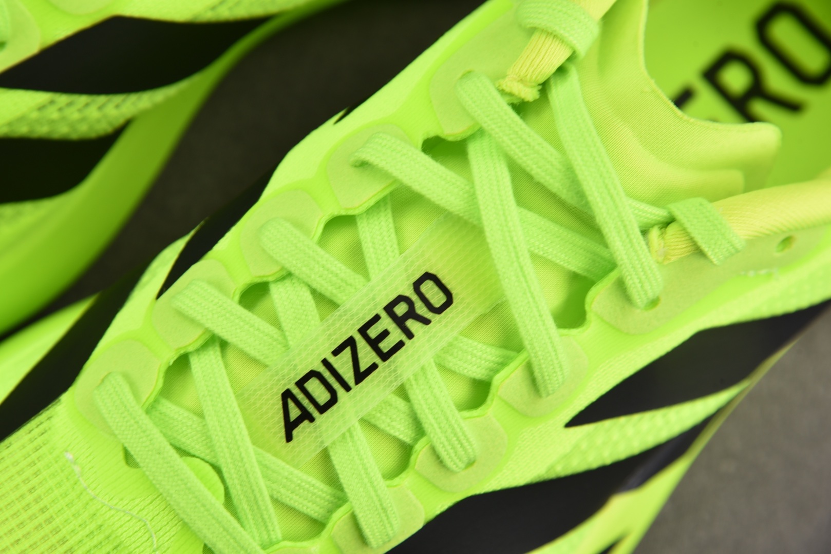  AD Adizero Evo SL Lucid Lemon 绿黑 JR3416 尺寸36 36⅔ 37
